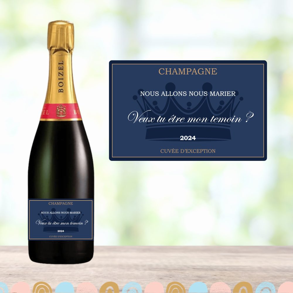 Etiquette de champagne