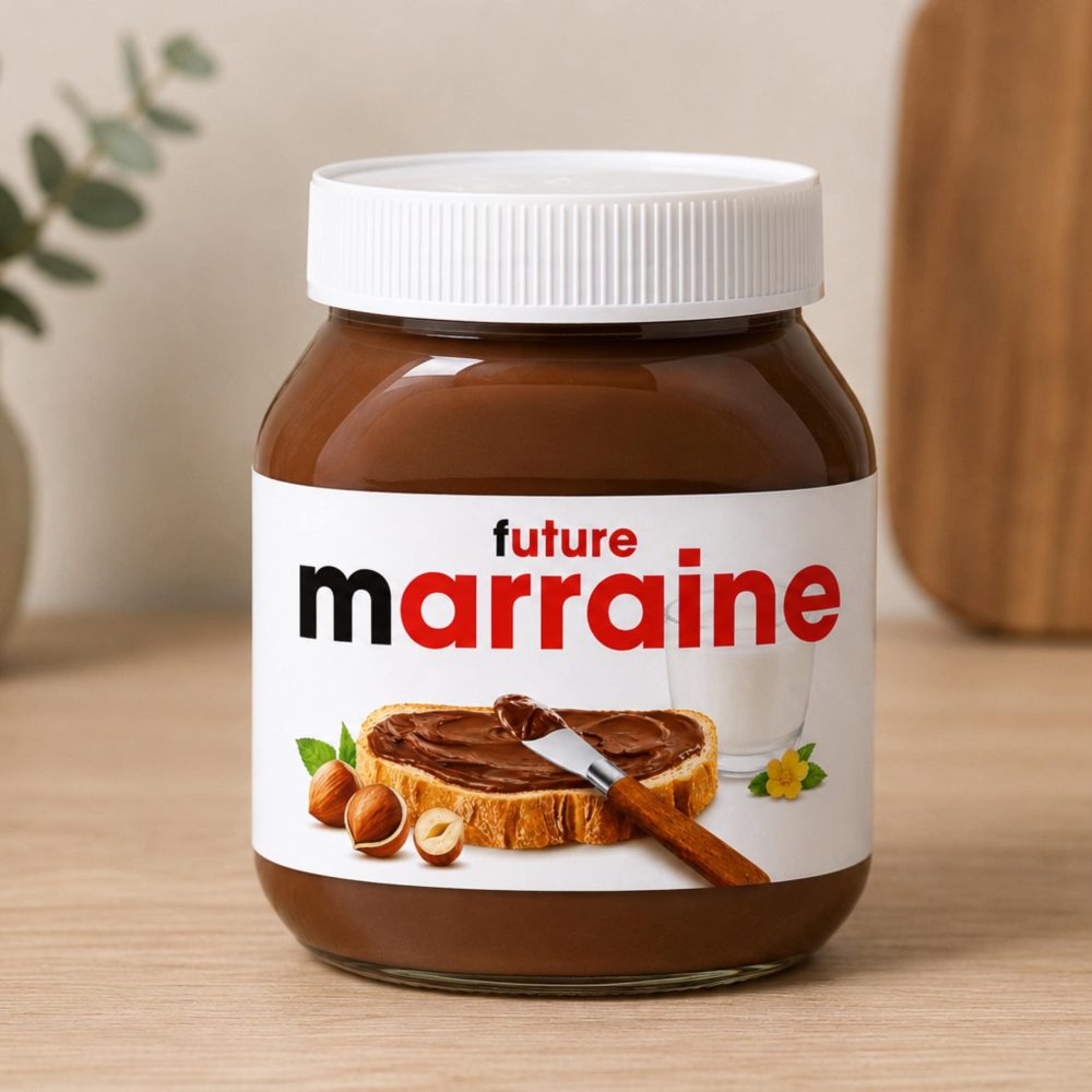 Étiquette Demande Marraine Numérique PDF