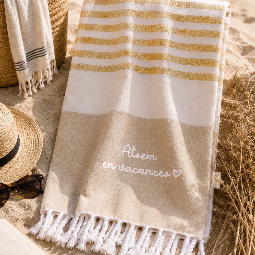 Fouta de plage pour Atsem