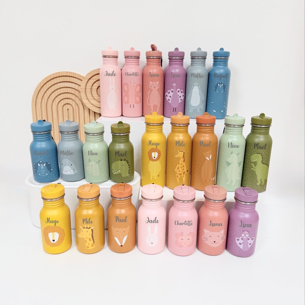 Gourde enfant Trixie personnalisée, 350ml/500ml