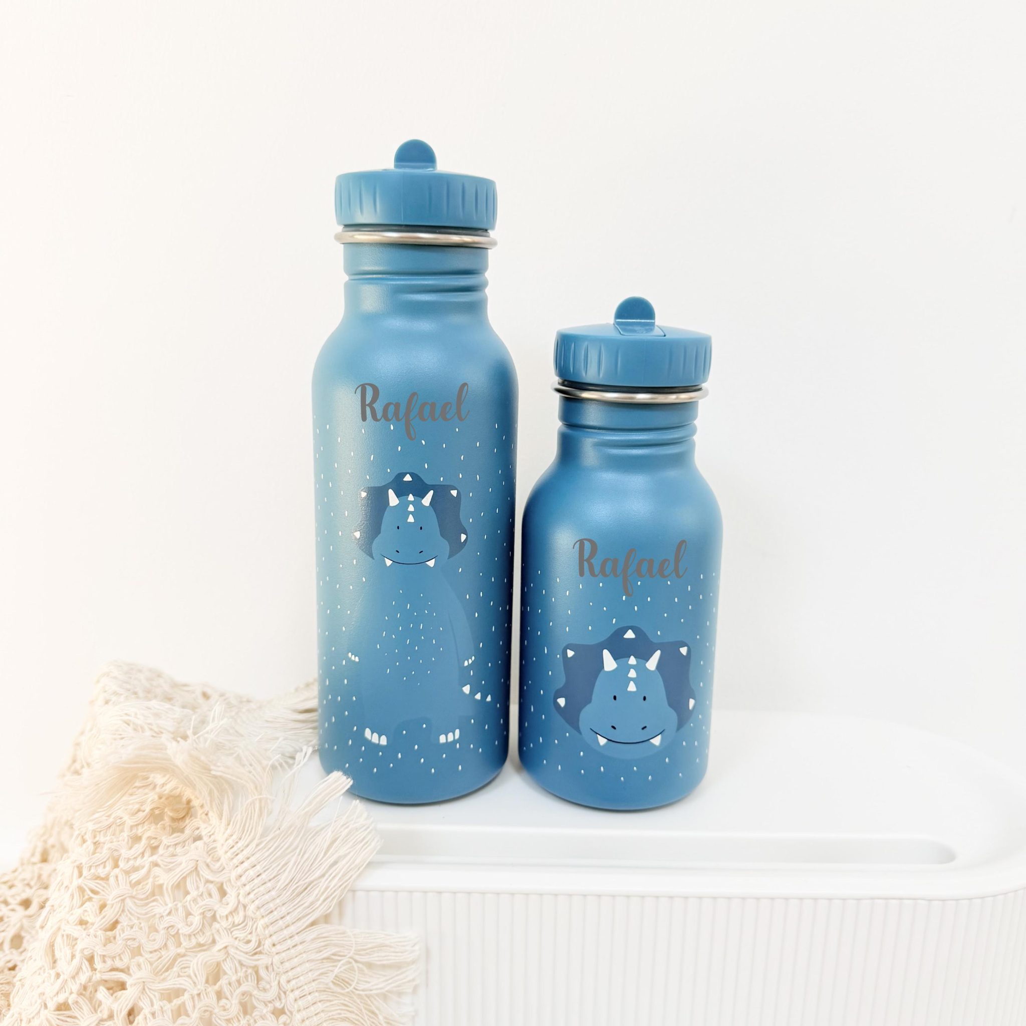Gourde enfant Trixie personnalisée, 350ml/500ml — cadeau personnalisé enfant