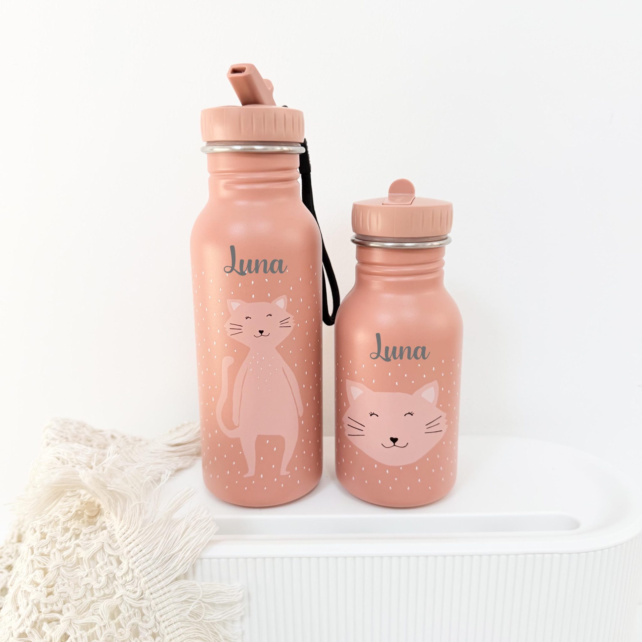 Gourde enfant Trixie personnalisée, 350ml/500ml — gourde personnalisé enfant