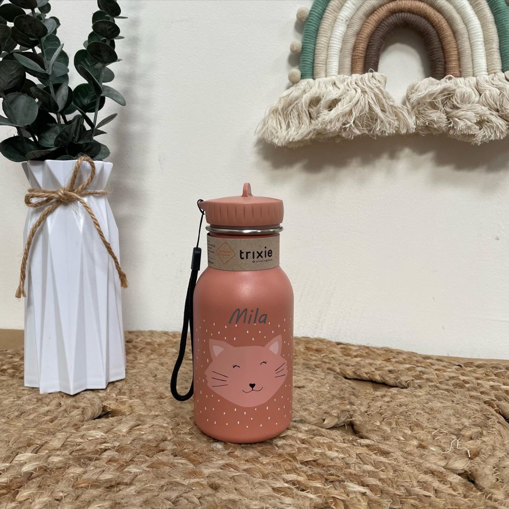Gourde enfant Trixie personnalisée, 350ml/500ml - École prénom — gourde enfant école