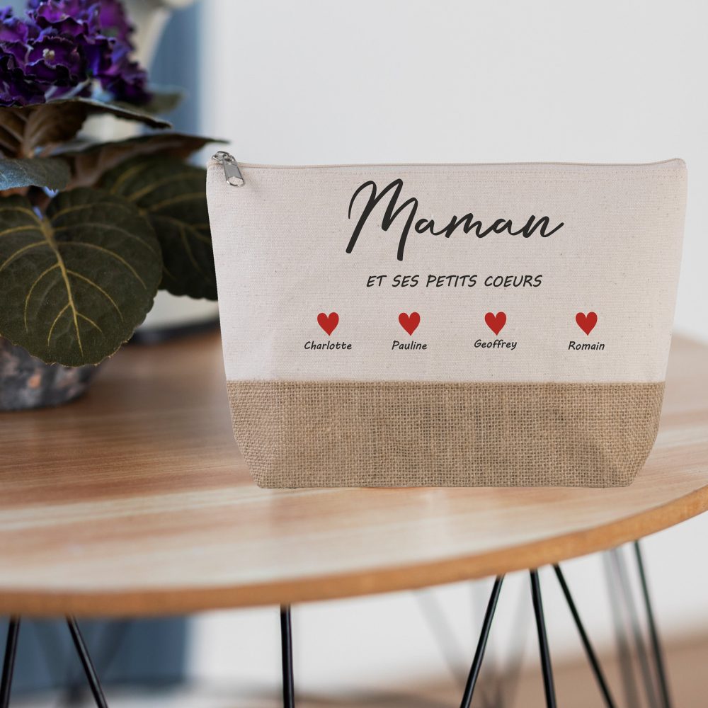 Grande trousse à personnaliser maman et