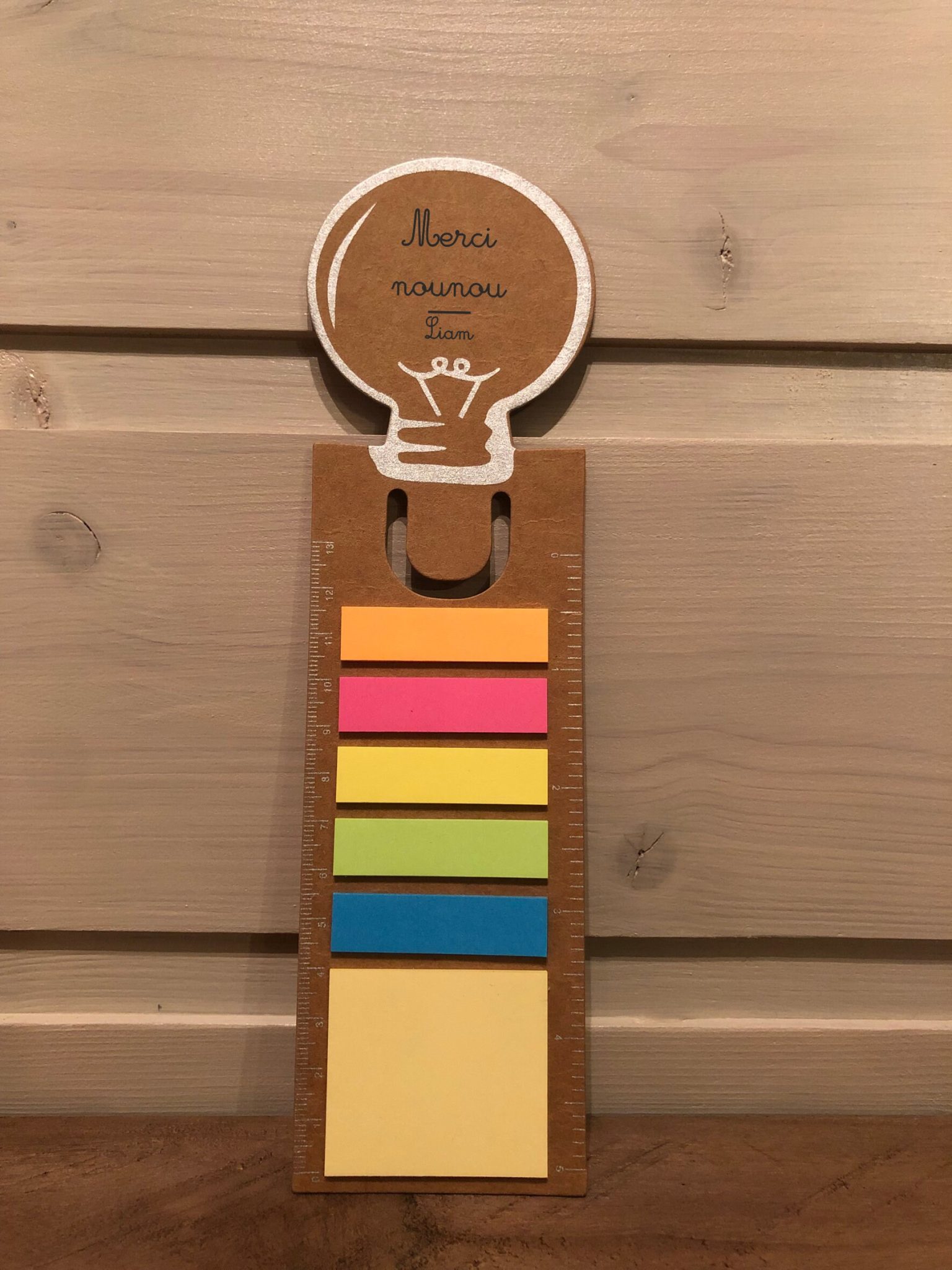 Marque page personnalisé | idée cadeau | cadeau personnalisé | Maître maîtresse nounou mamie — cadeau maîtresse