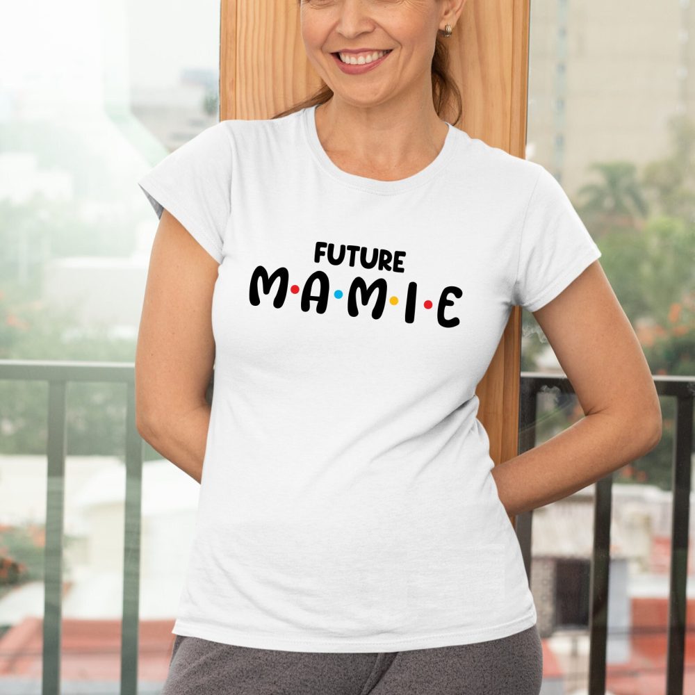T-shirt future mamie - annonce grossesse - annonce naissance - mamie papi