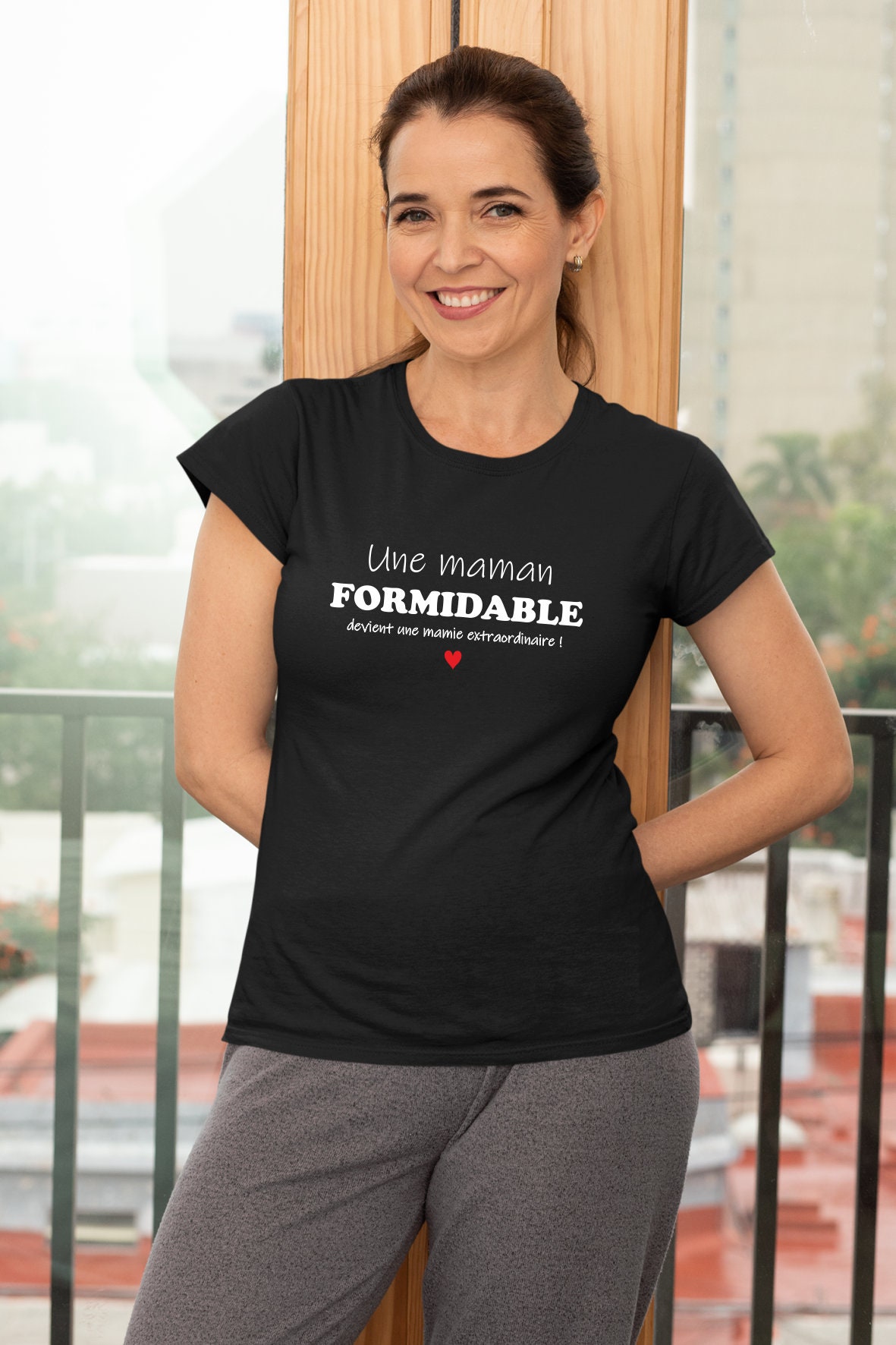 Annonce grossesse future mamie, tee-shirt annonce mamie, annonce grand-mère. — tshirt annonce grossesse