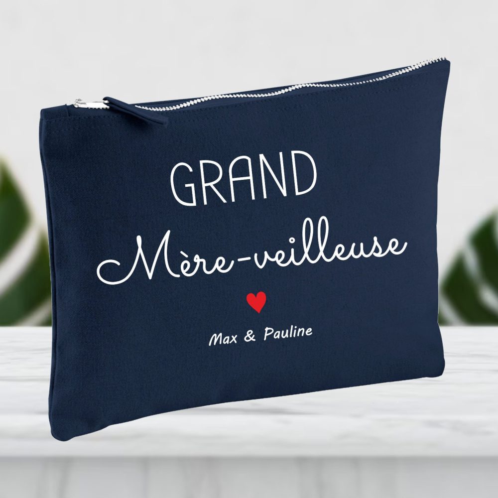 trousse à personnaliser grand mère veilleuse, Anniversaire mamie, fête des grands mères,
