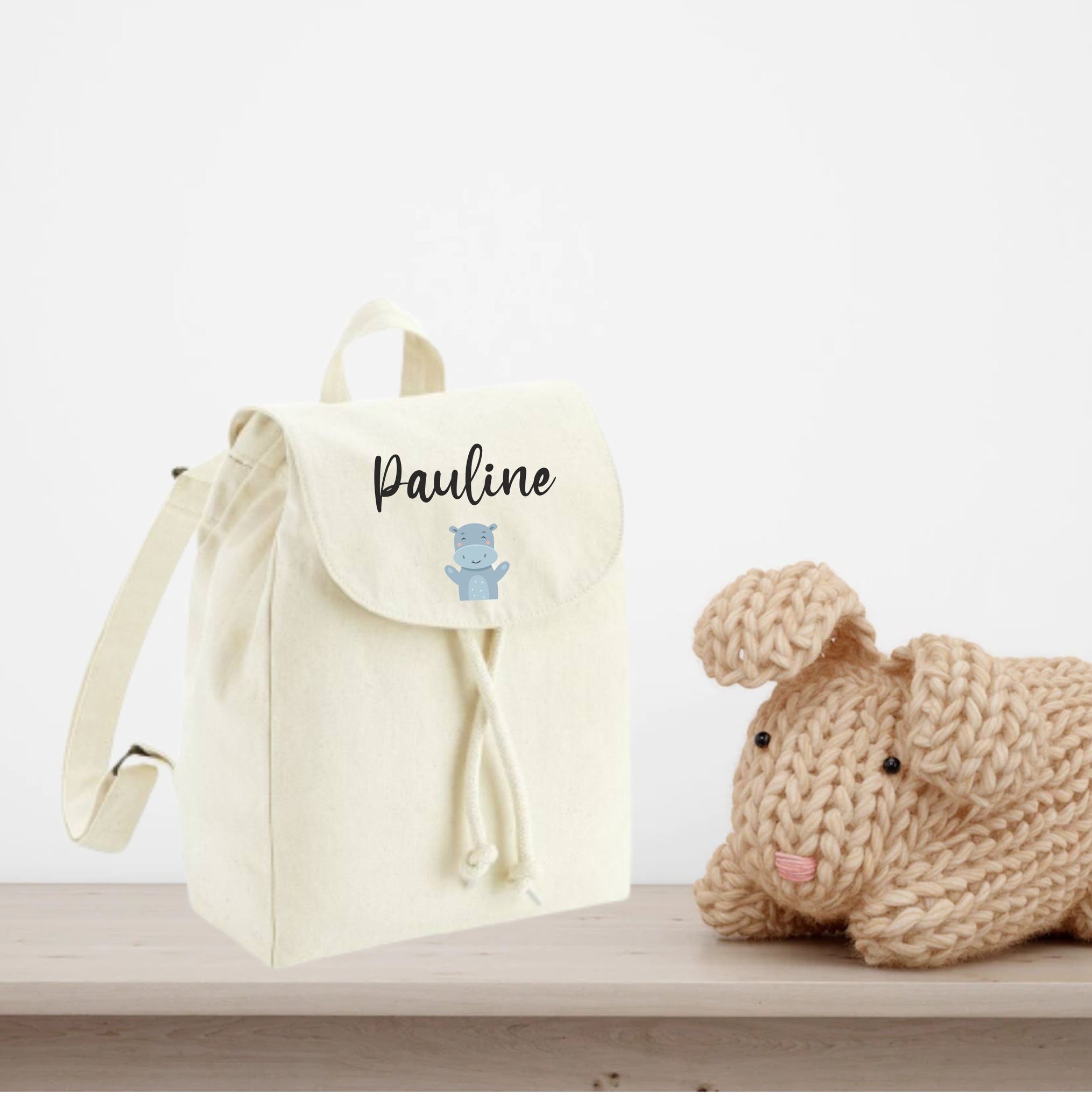 Sac enfant personnalisé, sac à dos maternelle, sac crèche, sac école personnalisé, cartable rentrée scolaire. — sac crèche personnalisé
