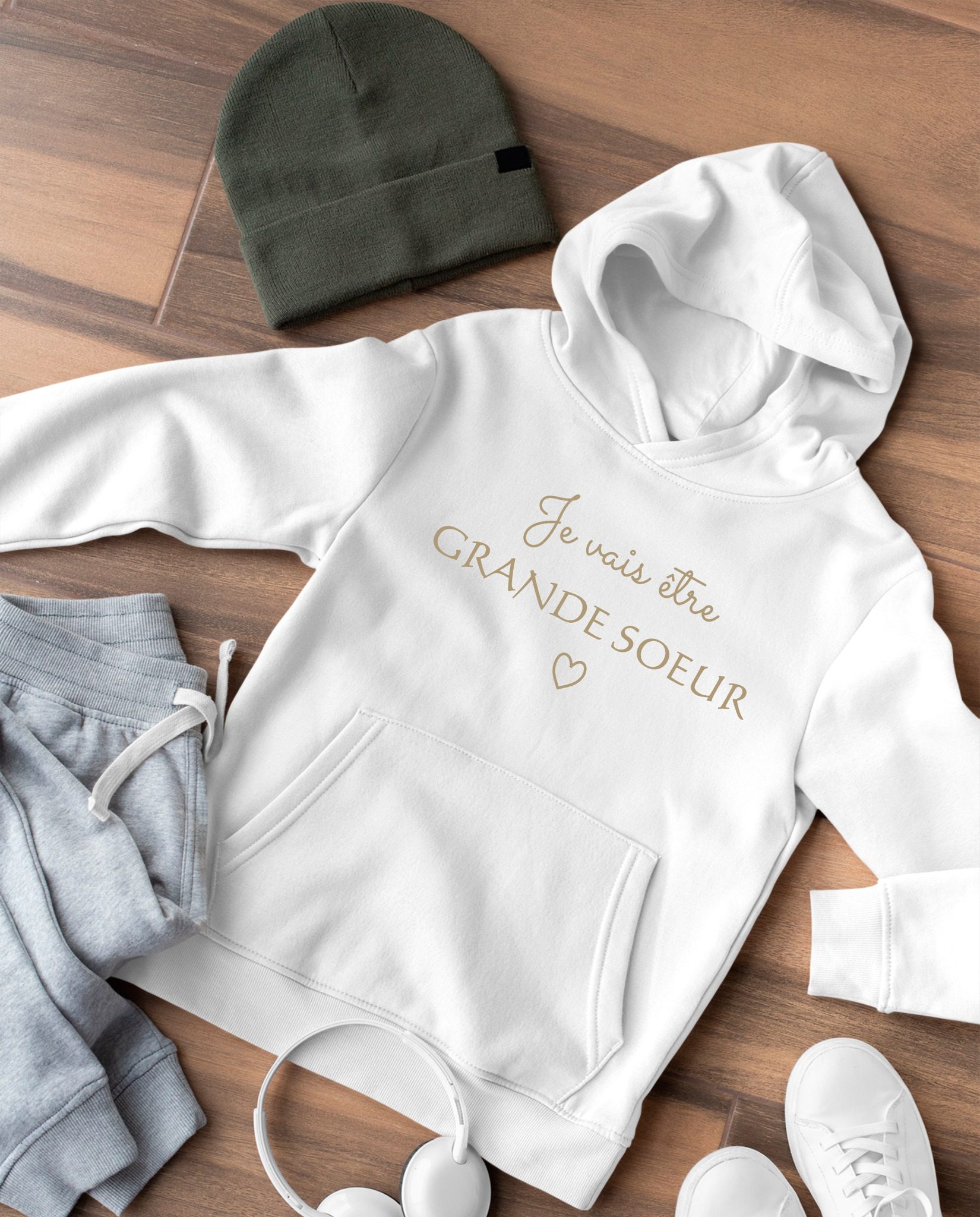 Sweat enfant je vais être grande sœur, annonce de grossesse, tee-shirt enfant annonce de grossesse. Annonce bébé — annonce grossesse personnalisé