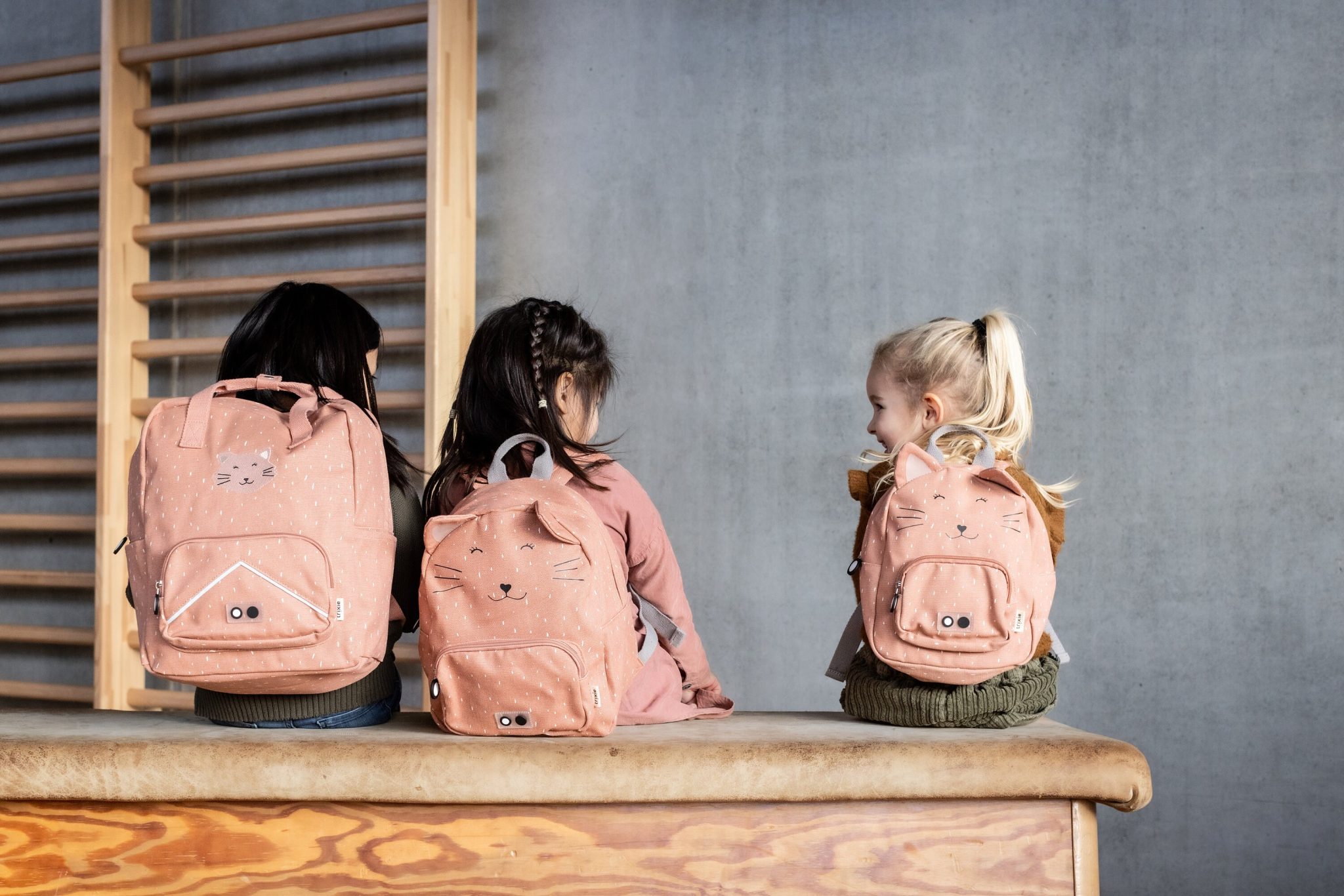 Sac à Dos Personnalisé Enfant Chat, sac école enfant prénom sac enfant crèche sac nounou enfant, sac à dos trixie gourde enfant personnalisé — sac à dos école personnalisé