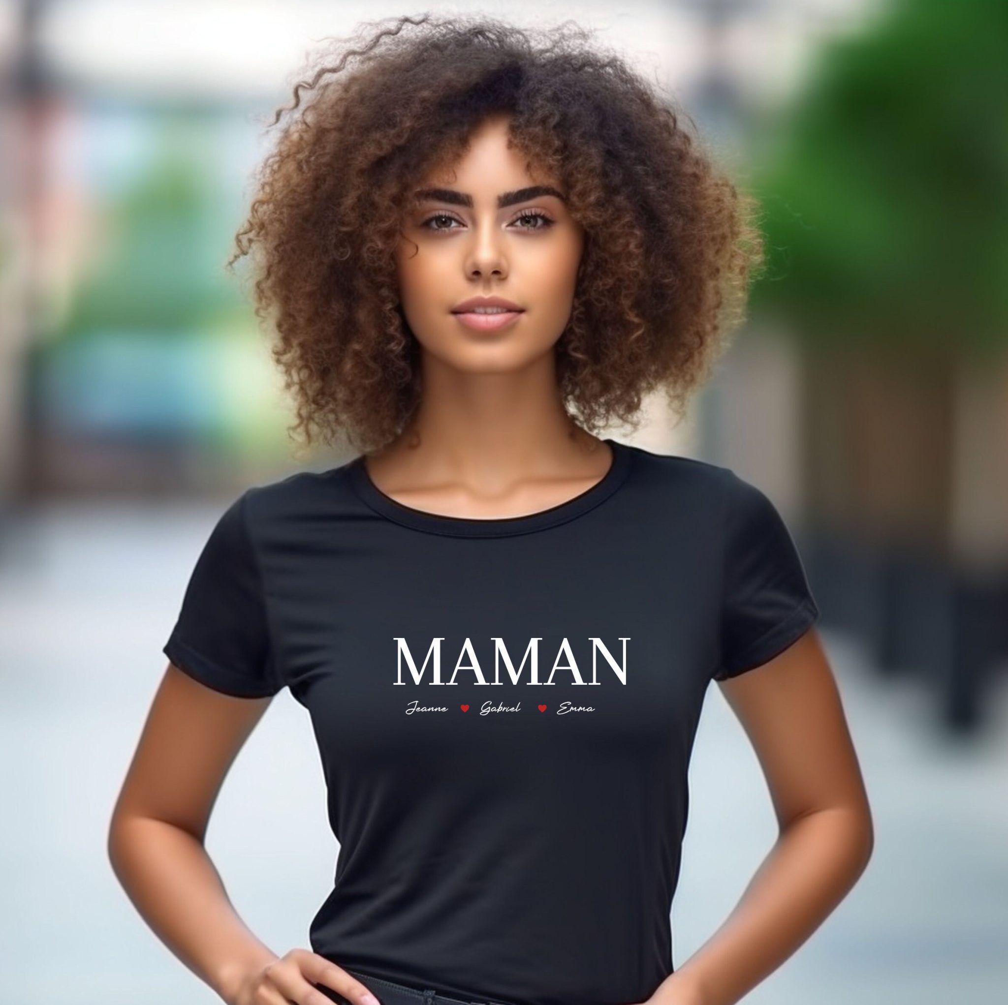 T-shirt à personnaliser, cadeau maman, Anniversaire maman - Fête des mères. — tshirt maman