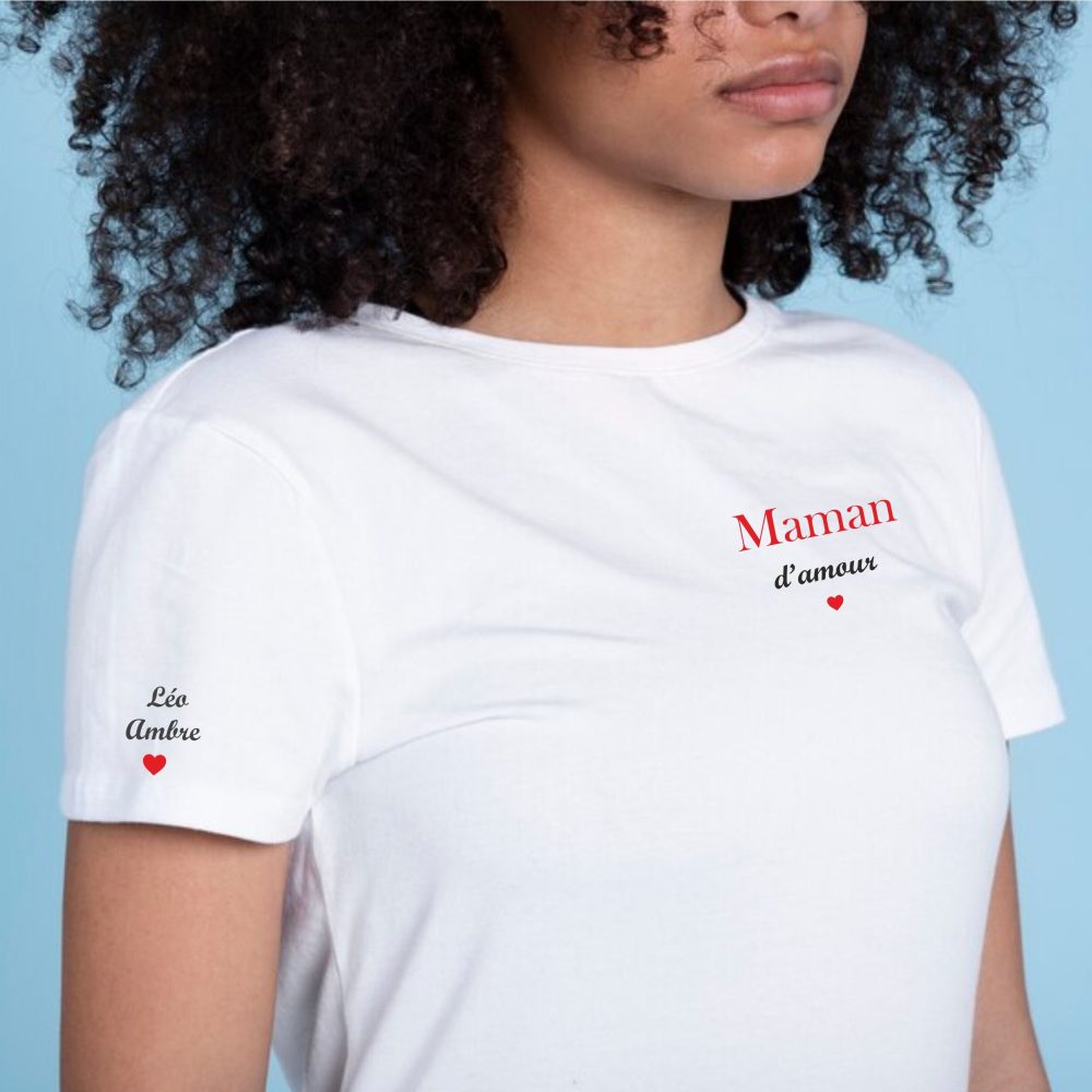 T-shirt personnalisé Maman, Fêtes des mères, anniversaire maman