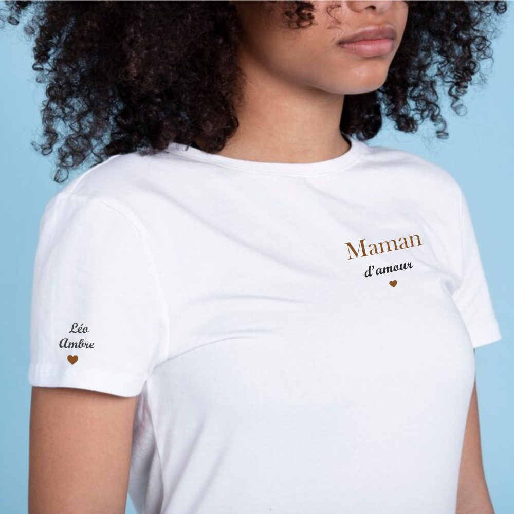 T-shirt personnalisé Maman, Fêtes des mères, anniversaire maman