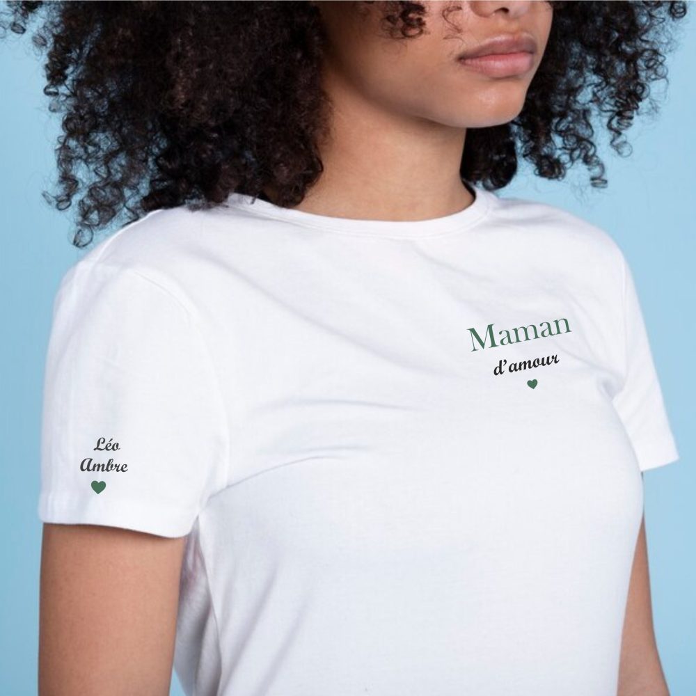 T-shirt personnalisé Maman, Fêtes des mères, anniversaire maman