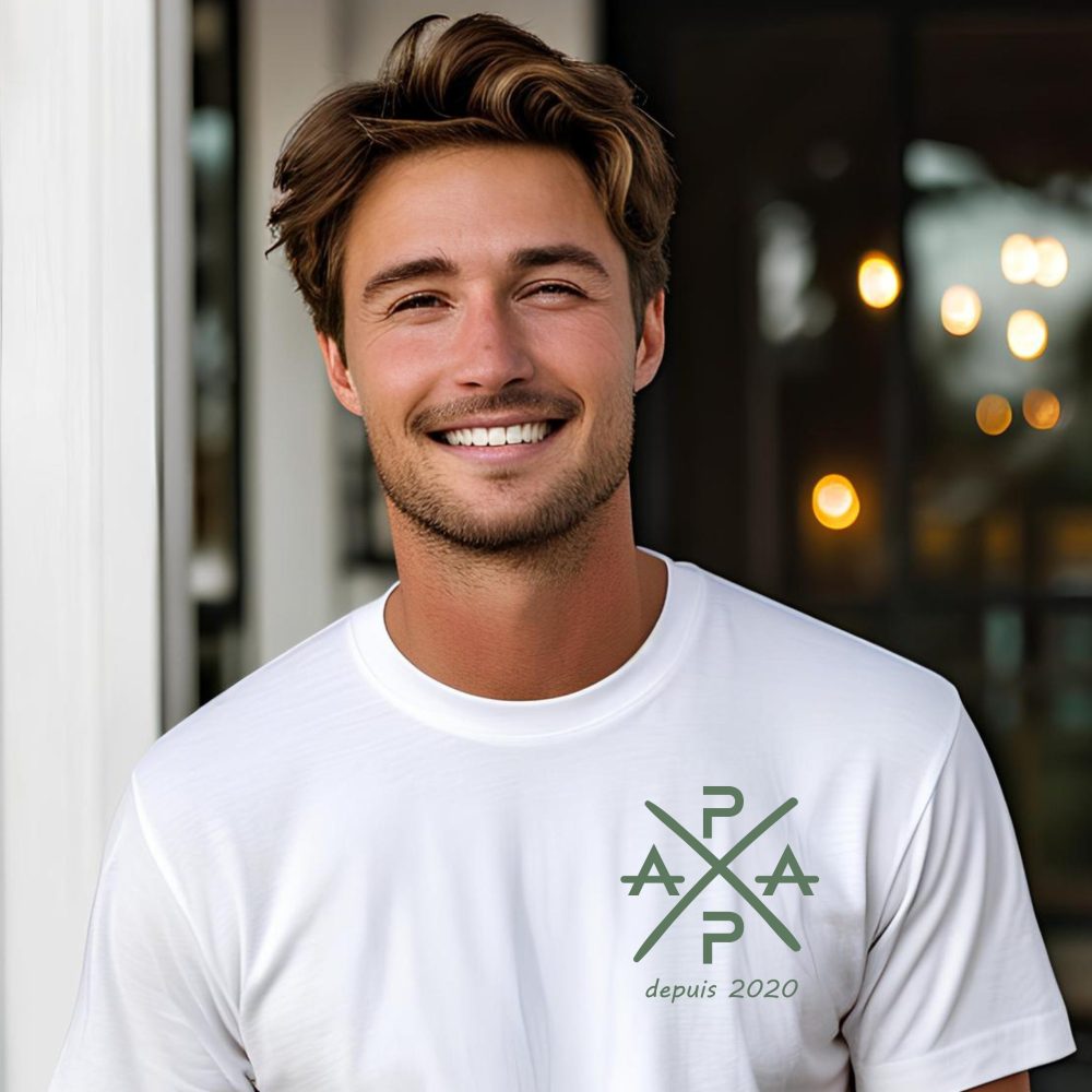 Cadeau papa, tee-shirt personnalisé papa, fête des pères, anniversaire papa, Noël Papa.