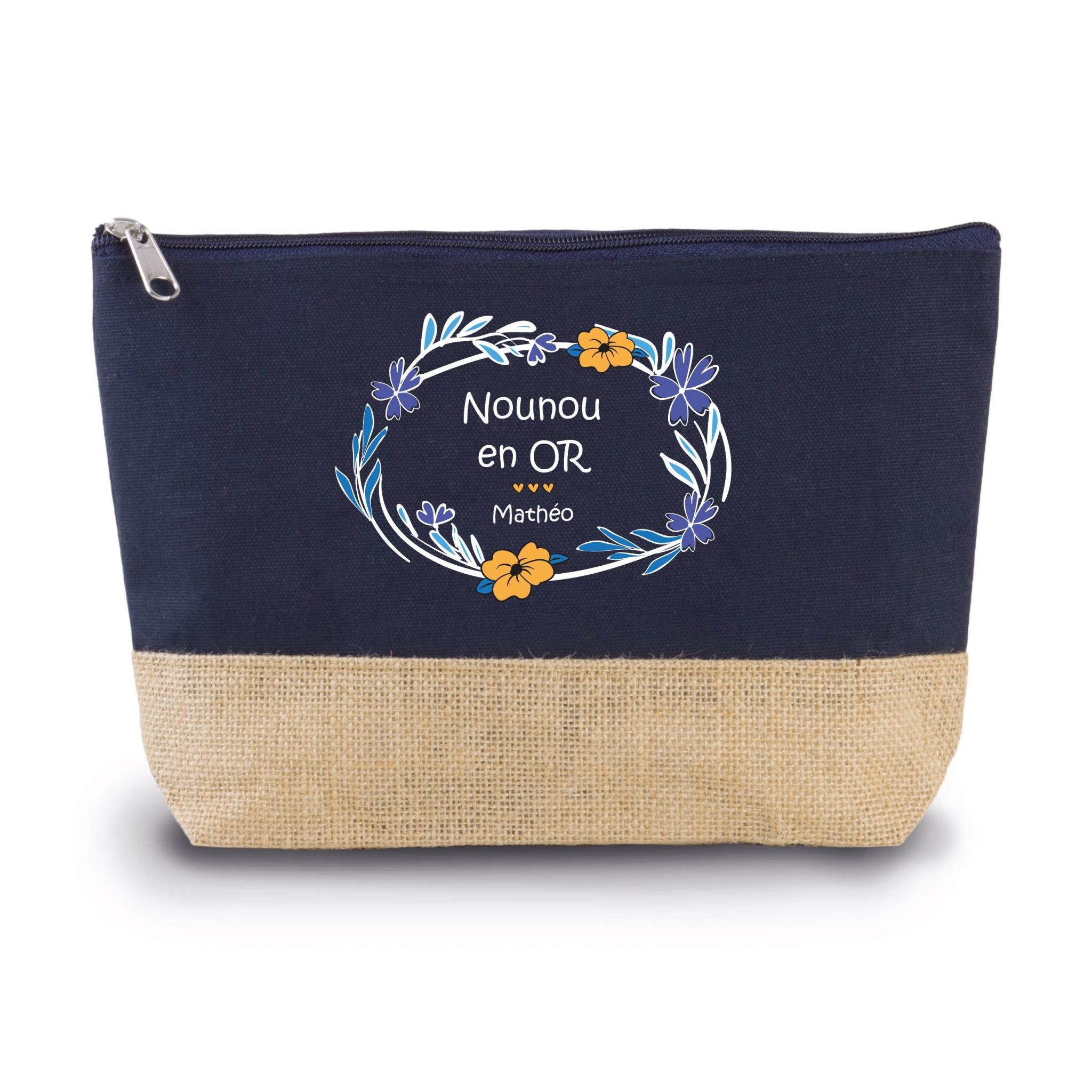 Cadeau Nounou - Grande trousse nounou, cadeau fin d'année. Cadeau personnalisé maîtresse/ Nounou /Atsem. — cadeau école fin d'année