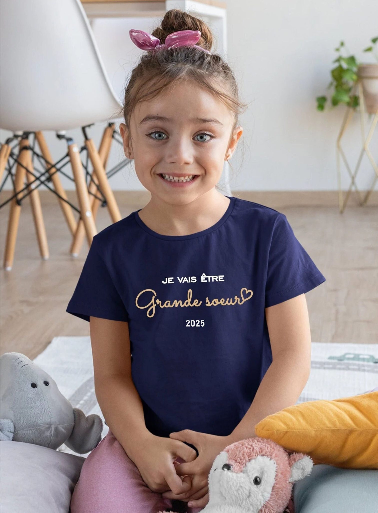 Tee-shirt future grande sœur 2026, tee-shirt annonce grossesse.