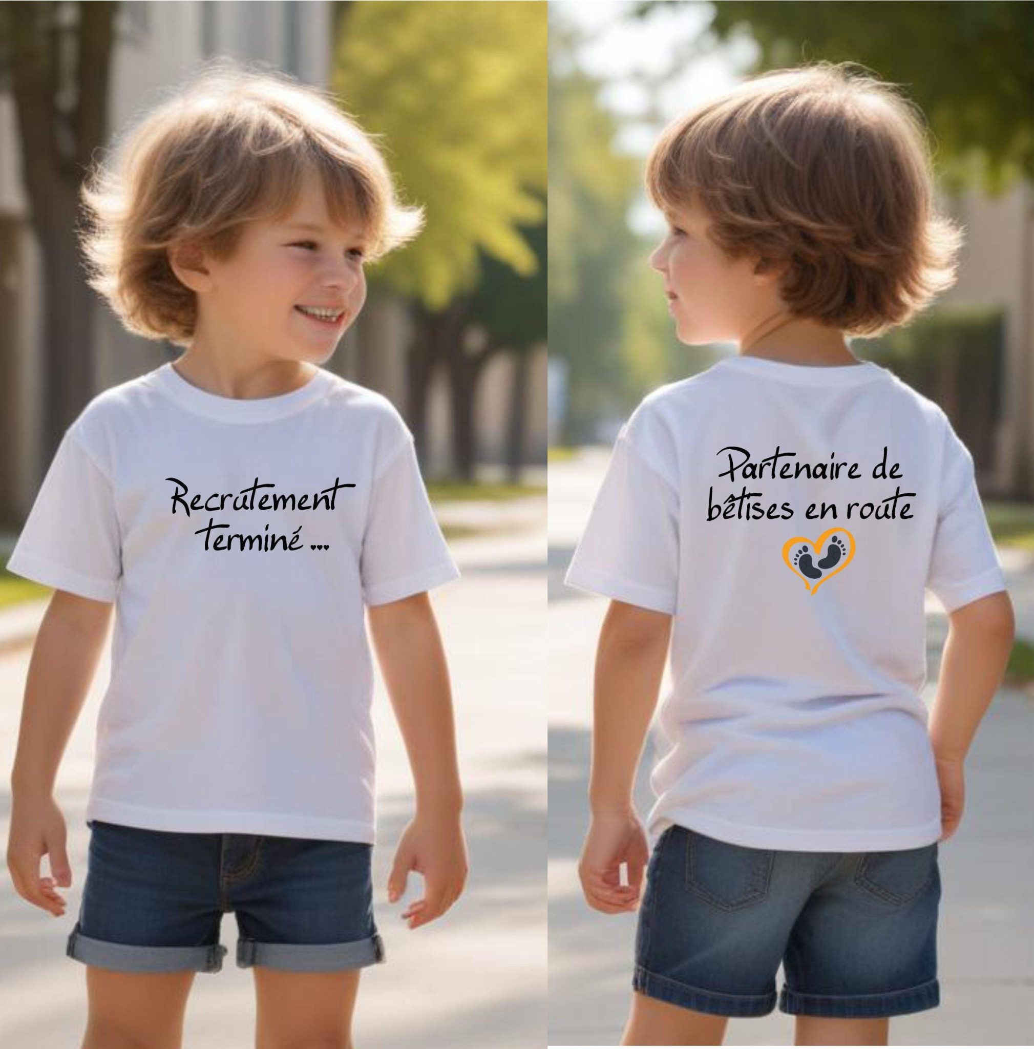 T-shirt annonce grossesse, Tee-shirt enfant futur grand frère, T-shirt enfant future grande sœur, Annonce bébé