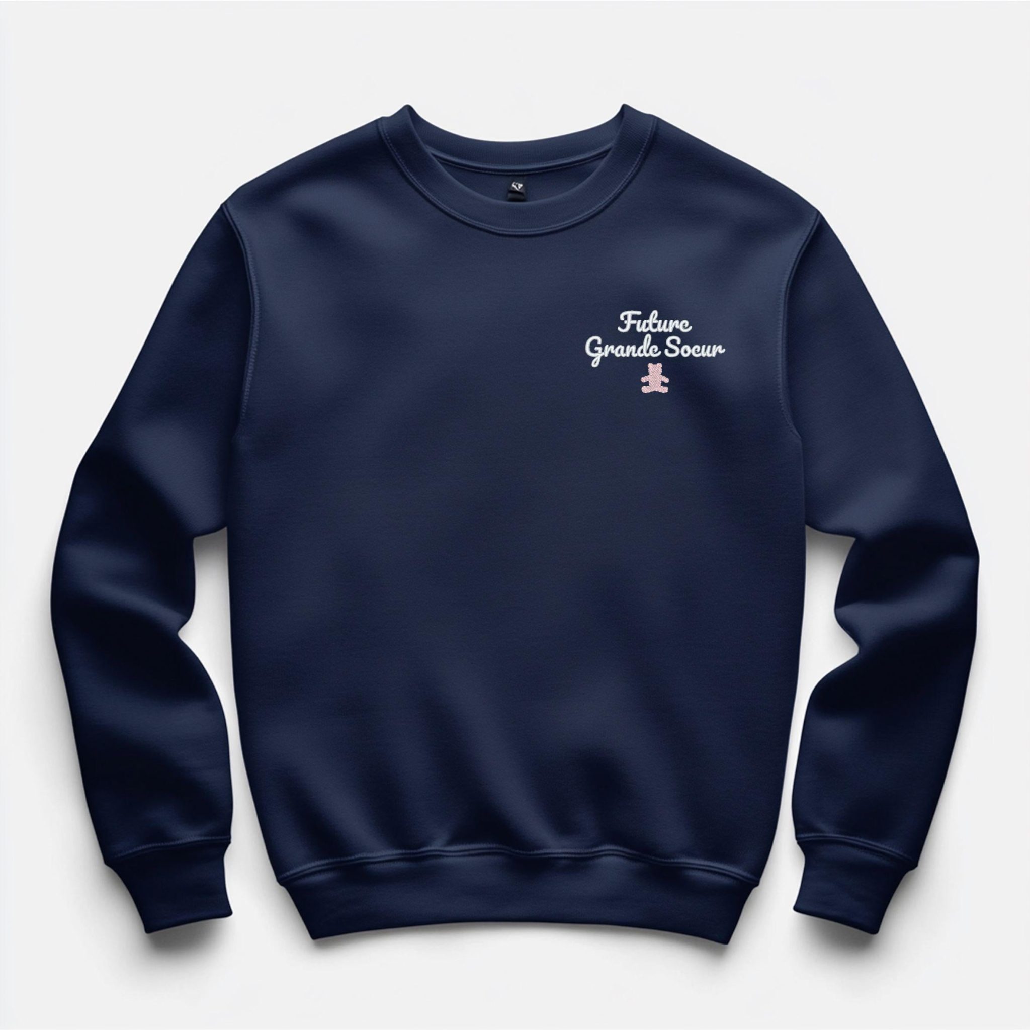 Sweat enfant brodé pour annonce de grossesse, future grande sœur, futur grand frère. Annonce bébé — sweat grand frère