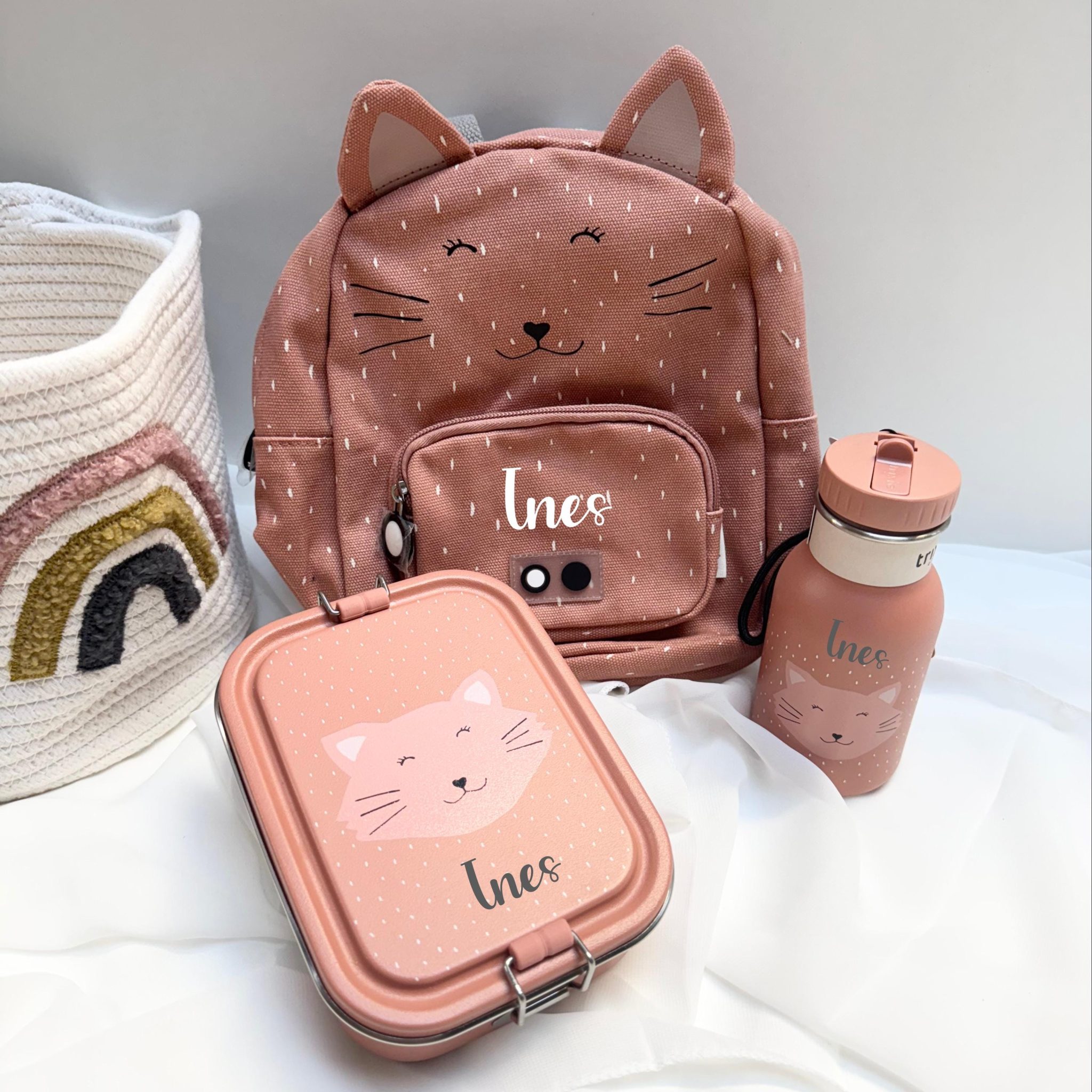 Coffret repas personnalisé - Coffret gouter école, Coffret repas enfant, Kit repas enfant, Gouter enfant, Cadeau enfant personnalisé — Coffret repas