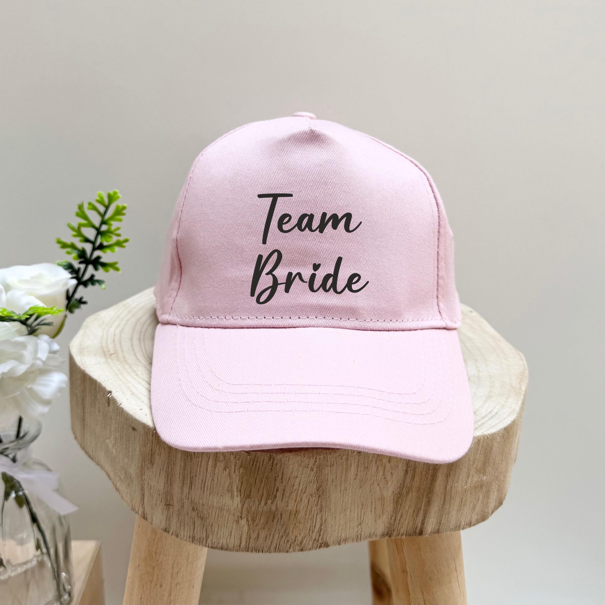 Casquette EVJF Personnalisée - Bride / Team bride, Cadeau evjf, Cadeau mariage, Casquette personnalisé mariée, Casquette Team mariée — evjf