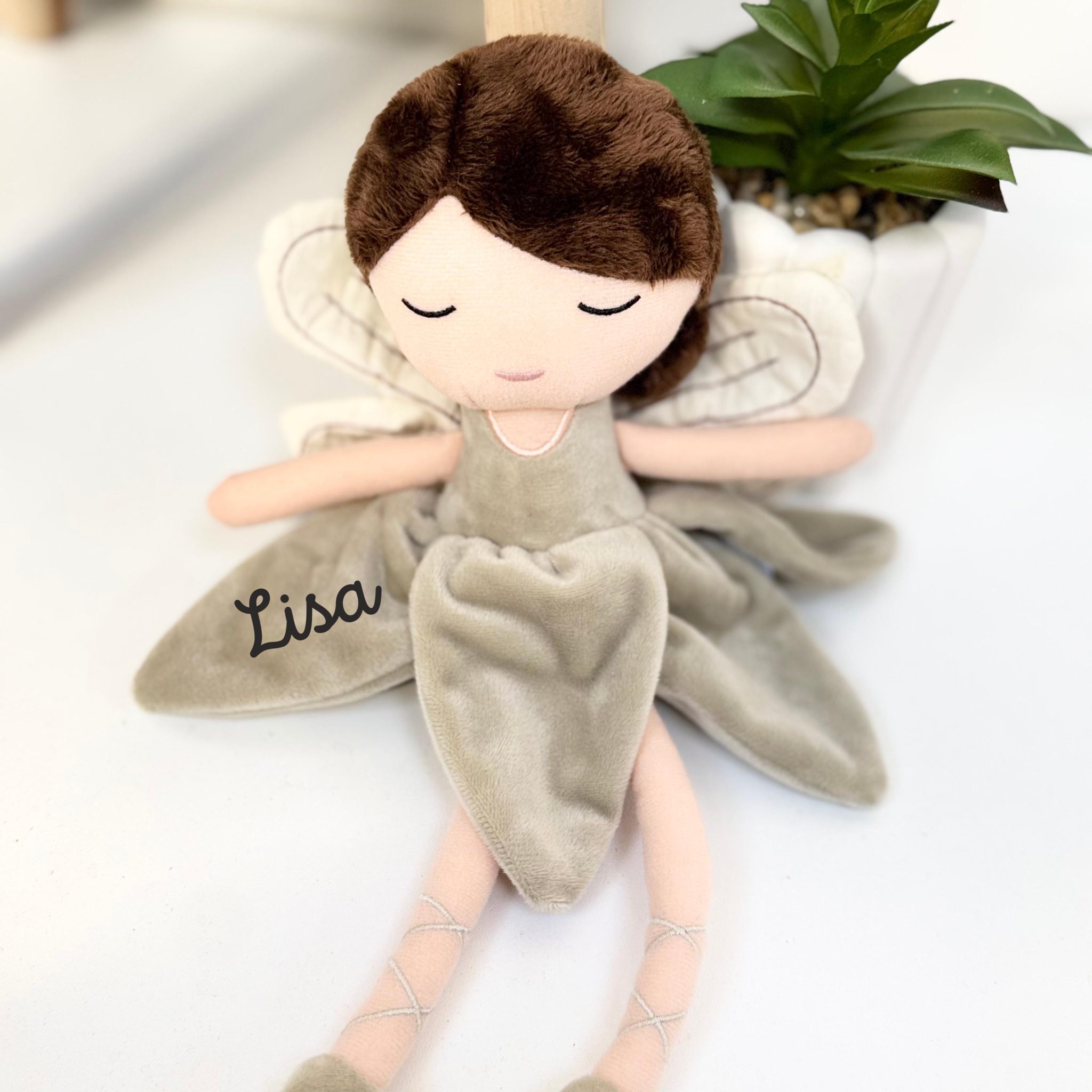 Peluche personnalisée, enfant poupée enfant prénom, Peluche fille personnalisée, cadeau enfant cadeau bébé prénom, cadeau naissance garçon — Cadeau naissance fille