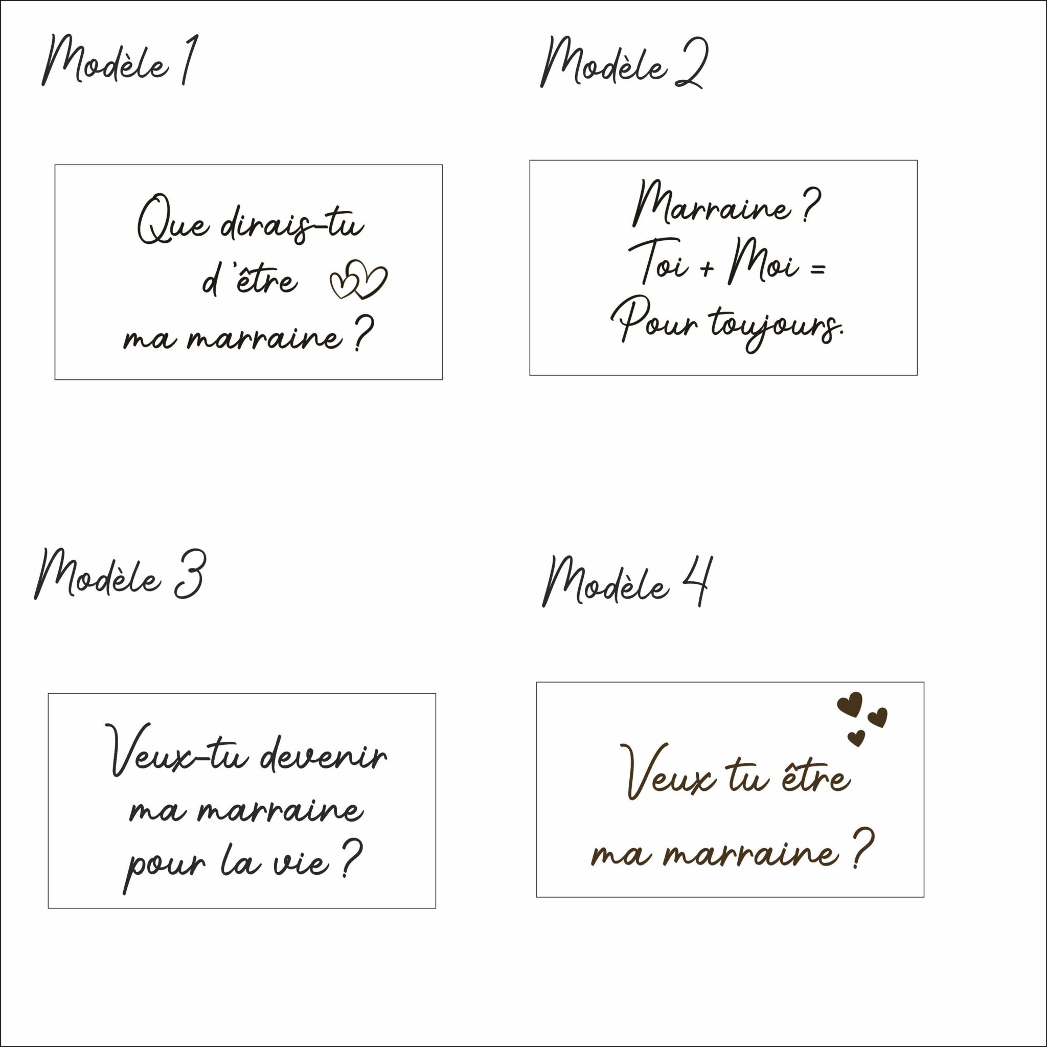 Porte-clés personnalisé annonce futur Marraine, demande futur Marraine, cadeau personnalisé Marraine, annonce personnalisé, cadeau Marraine — cadeau personnalisé