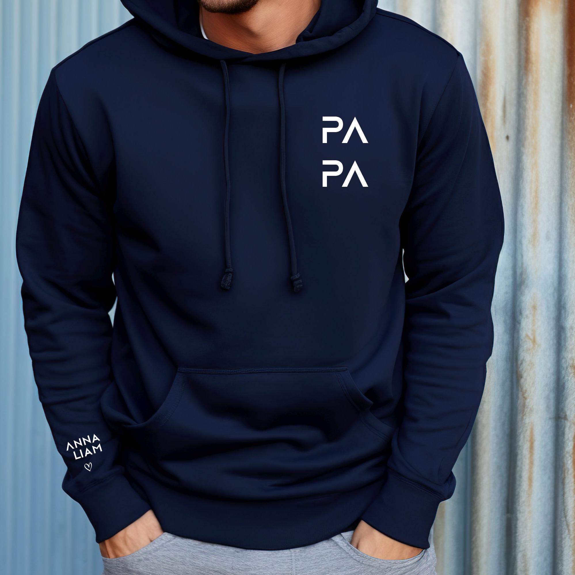 Sweat personnalisé papa - Fête des pères - anniversaire papa - Noël papa - Cadeau personnalisé papa. Tee-shirt personnalisé papa.