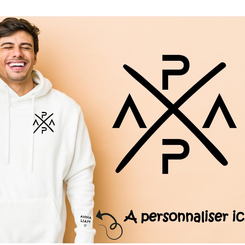 Cadeau personnalisé papa, sweat personnalisé papa, fête des pères, anniversaire papa, Noël papa