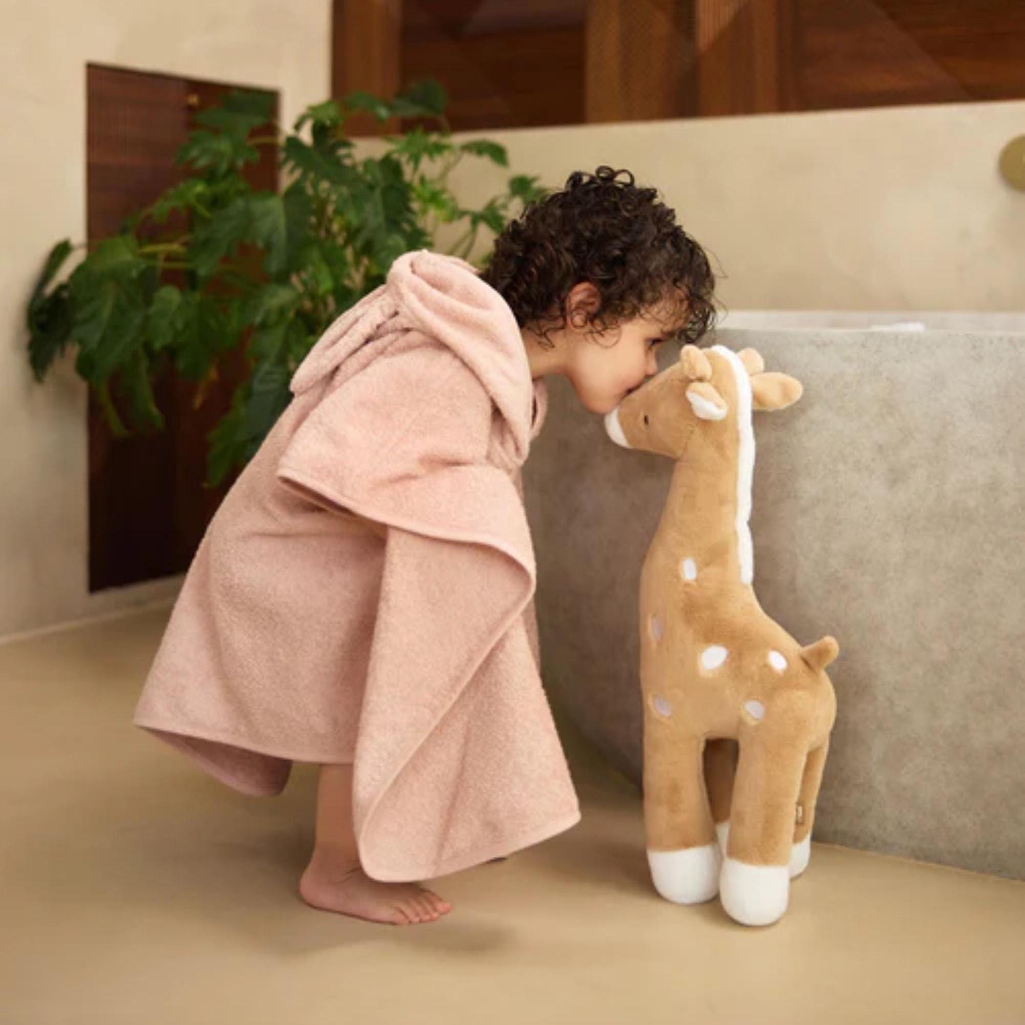 Poncho de bain enfant personnalisé, sortie de bain bébé brodé, cadeau de naissance. — poncho bain brodé
