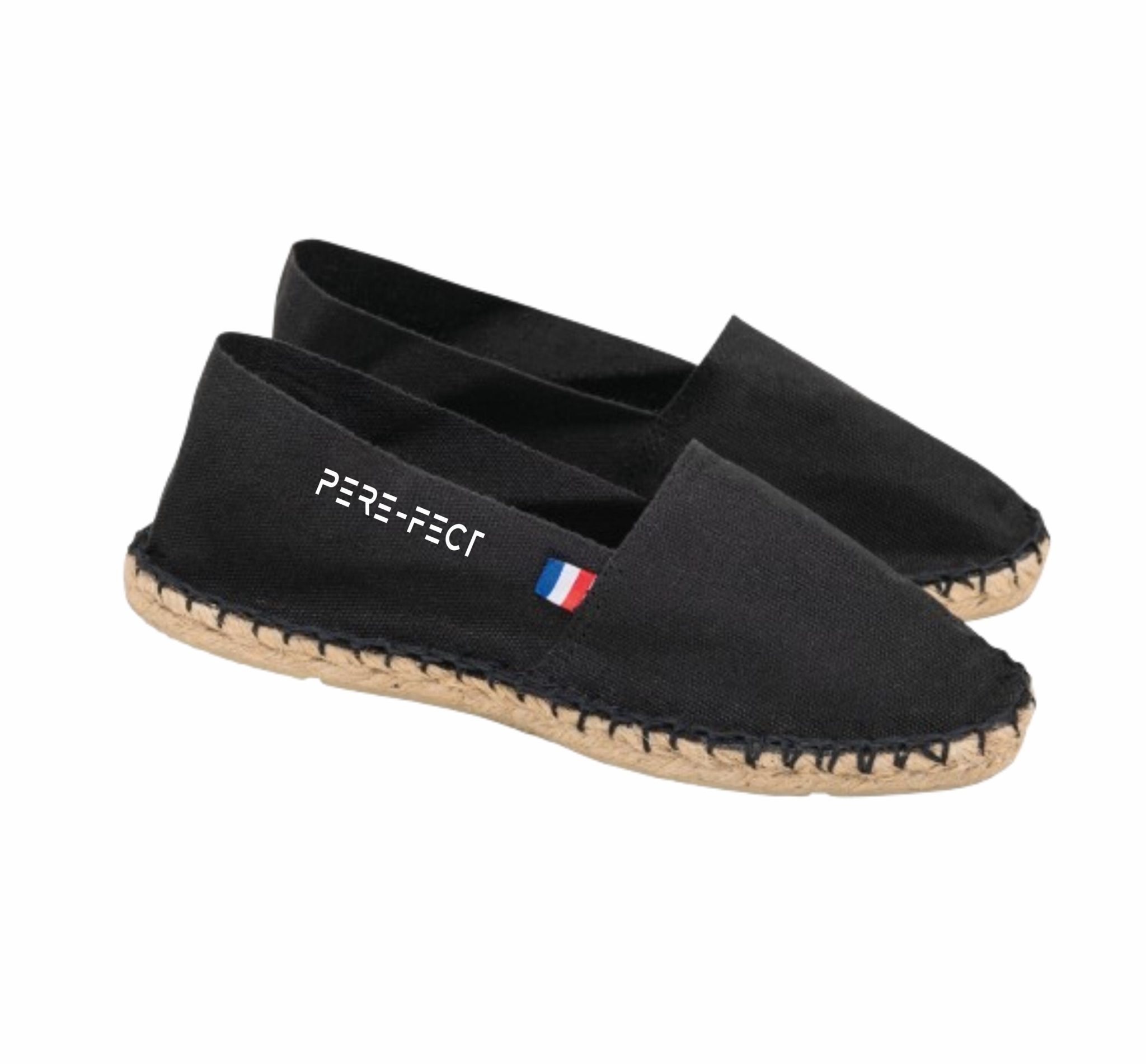 Cadeau papa à personnaliser - Espadrille PERE FECT - Short de bain personnalisé papa - Fête des pères - Cadeau papa - Espadrille Française — Anniversaire papa