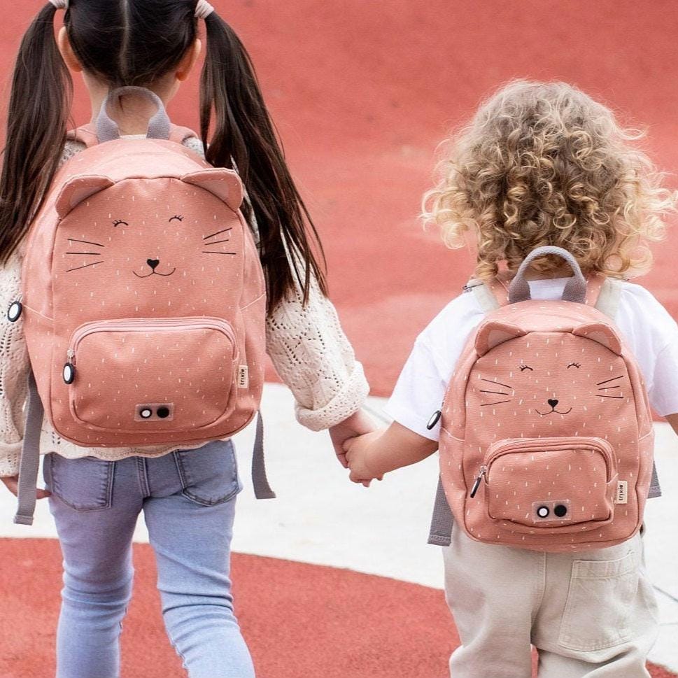 Sac à Dos Personnalisé Enfant Animaux - sac école prénom, sac à dos enfant personnalisé, rentrée scolaire enfant — sac enfant prénom