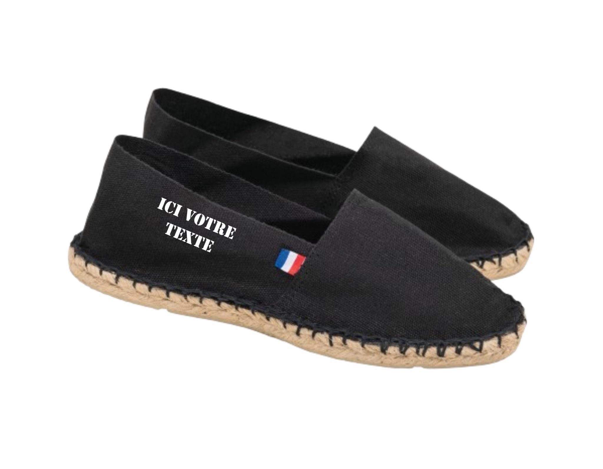 Cadeau personnalisé - Espadrille Française - Espadrille mixte - Cadeau homme ou femme, fête des mères, fêtes des pères, anniversaire
