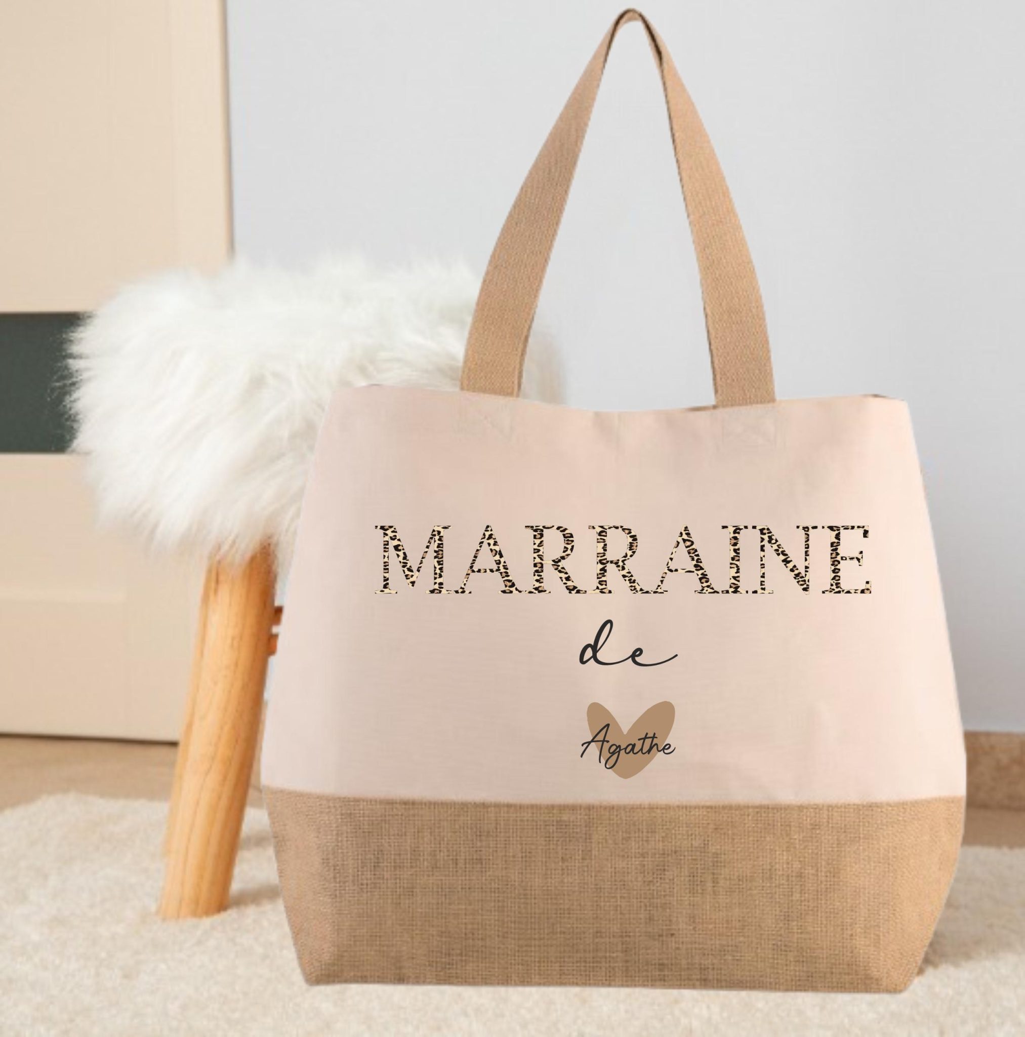 Sac personnalisé Maitresse, cadeau Maitresse, anniversaire Maitresse, cadeau de noël, sac pour Maitresse, existe en mamie marraine nounou... — cadeau maman