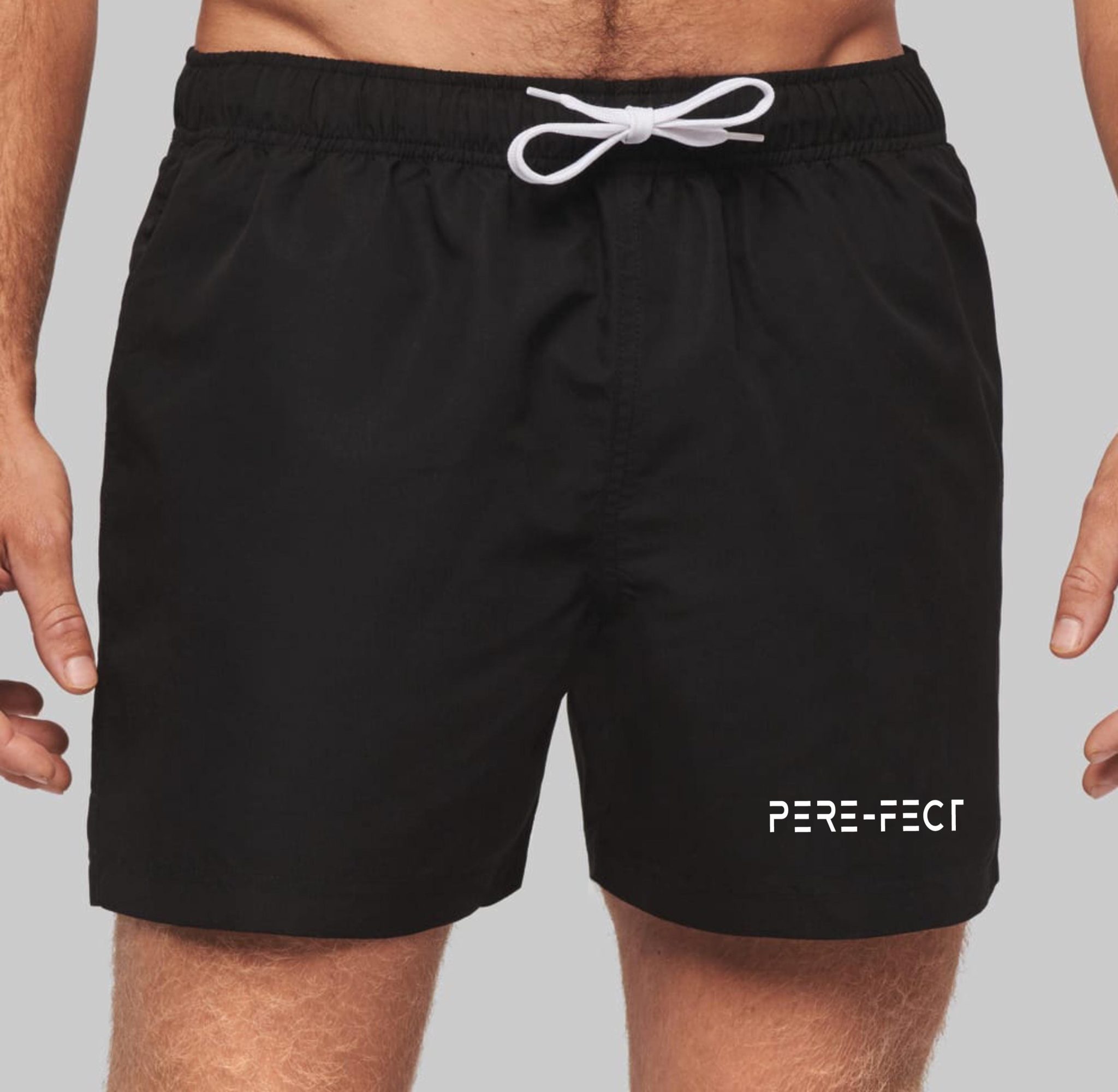 Cadeau papa à personnaliser - Espadrille PERE FECT - Short de bain personnalisé papa - Fête des pères - Cadeau papa - Espadrille Française — idée cadeau papa