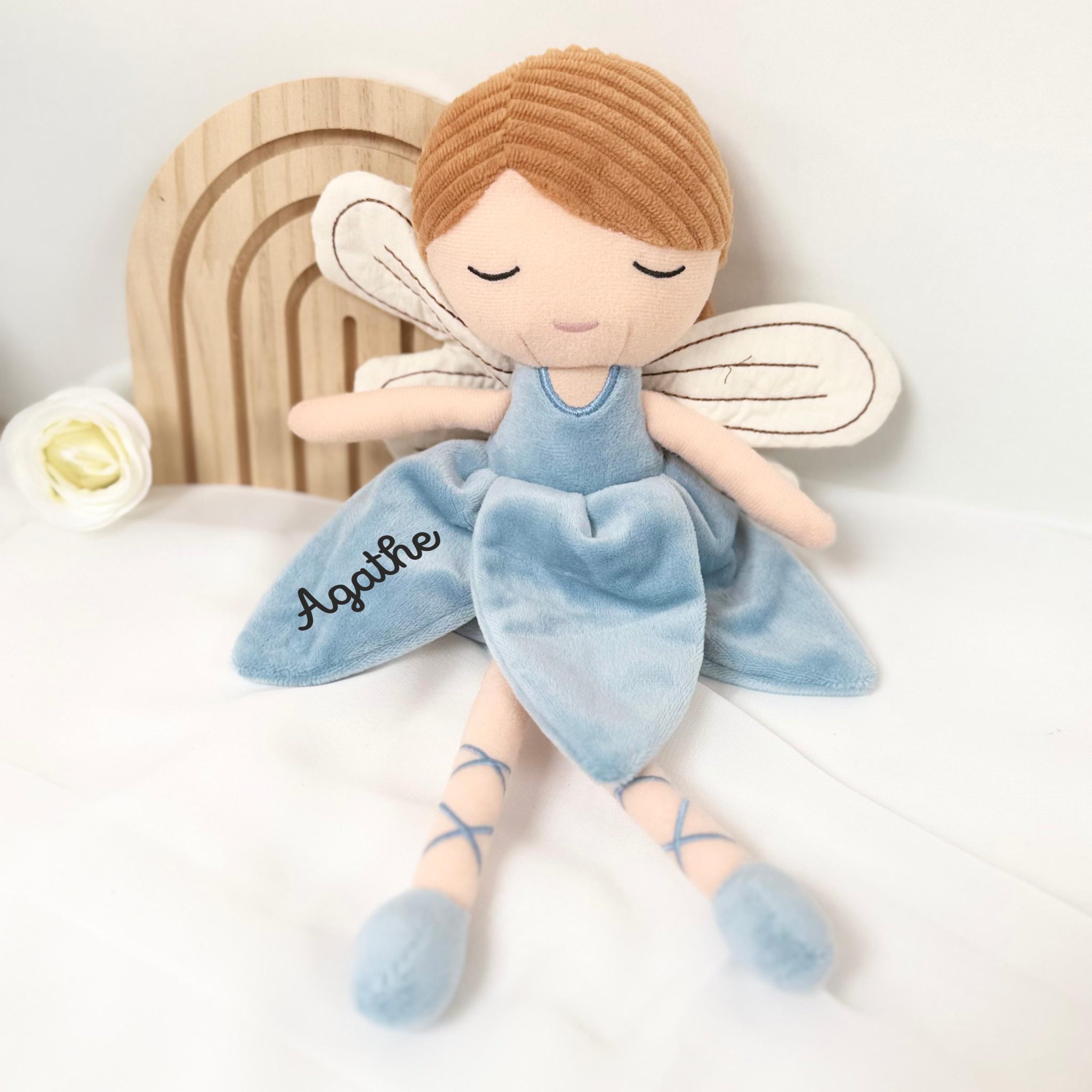 Peluche personnalisée, enfant poupée enfant prénom, Peluche fille personnalisée, cadeau enfant cadeau bébé prénom, cadeau naissance garçon — Peluche enfant personnalisé