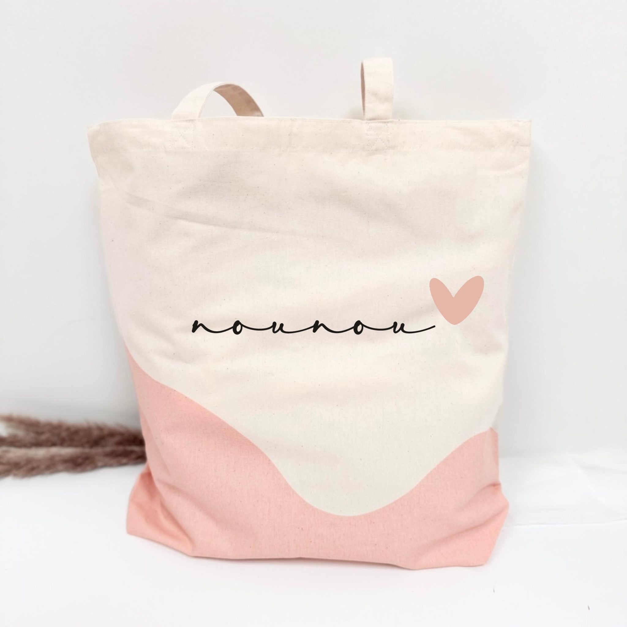 Tote bag "Nounou", cadeau remerciement, cadeau nounou, idée cadeau nounou, sac personnalisé, anniversaire nounou, cadeau noël nounou — cadeau personnalisé