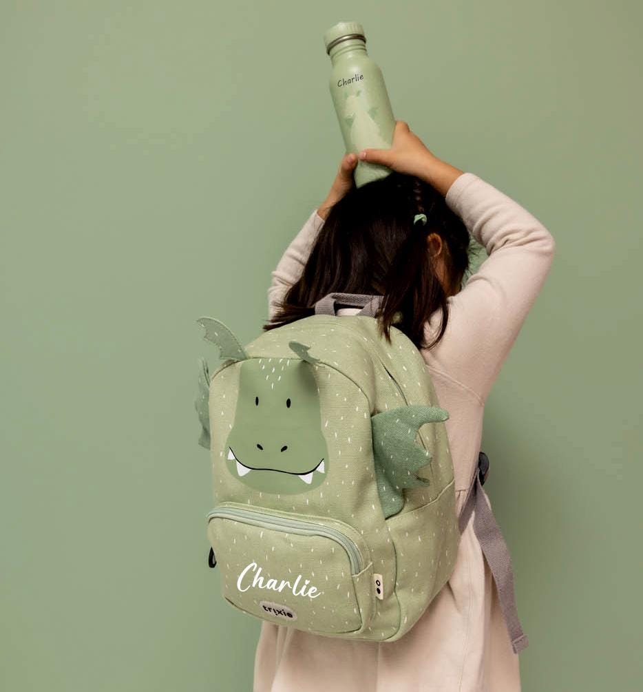 Sac à Dos Personnalisé Enfant Animaux - sac école prénom, sac à dos enfant personnalisé, rentrée scolaire enfant — accessoire rentrée des classes