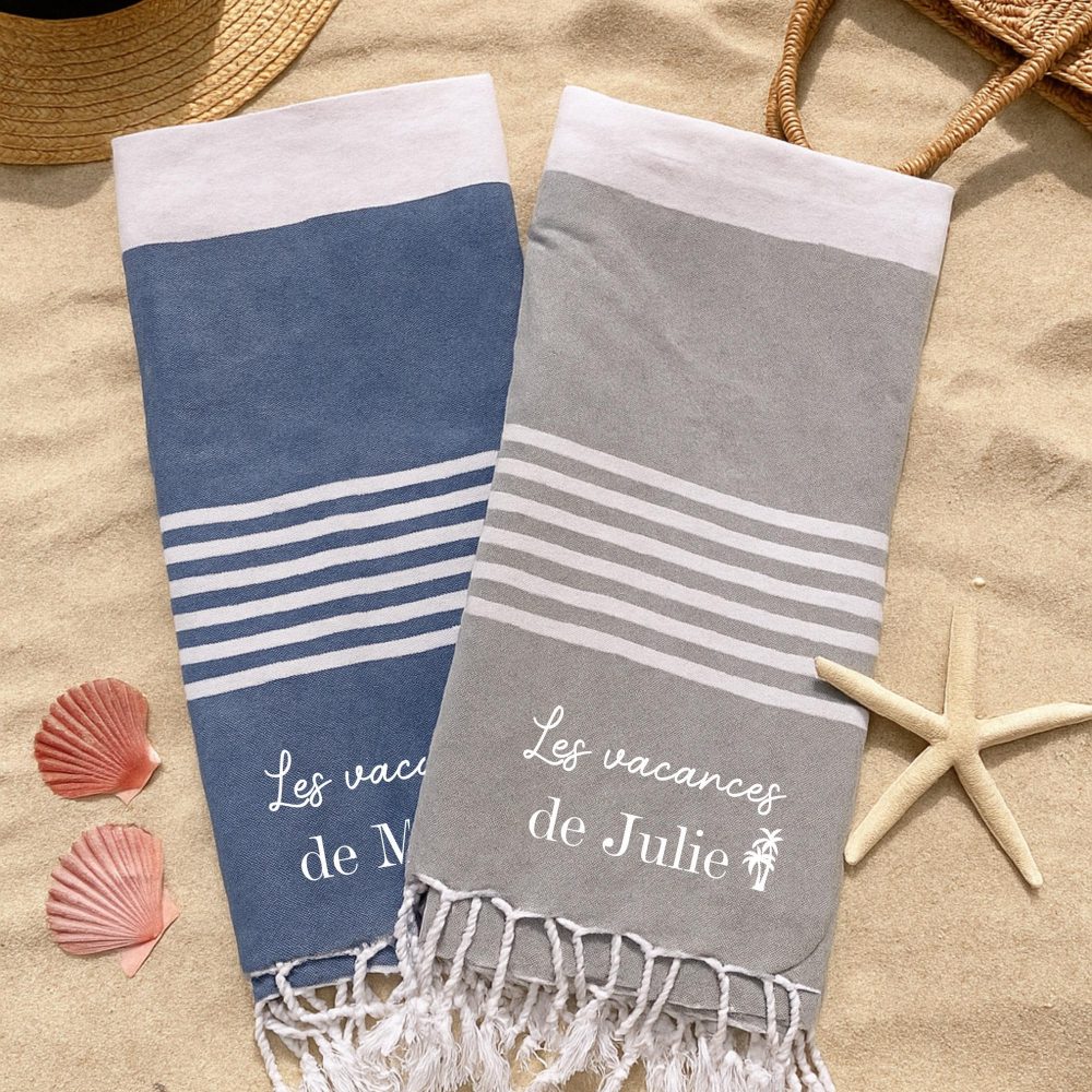 Foutas personnalisées de plage