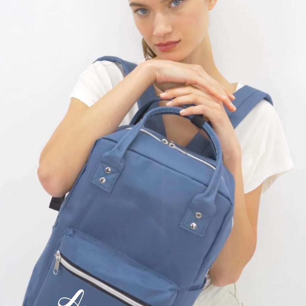 Sac à dos personnalisé prénom, sac de bureau, sac d'école, pochette d'ordinateur, sac à dos adulte, idée cadeau personnalisé anniversaire