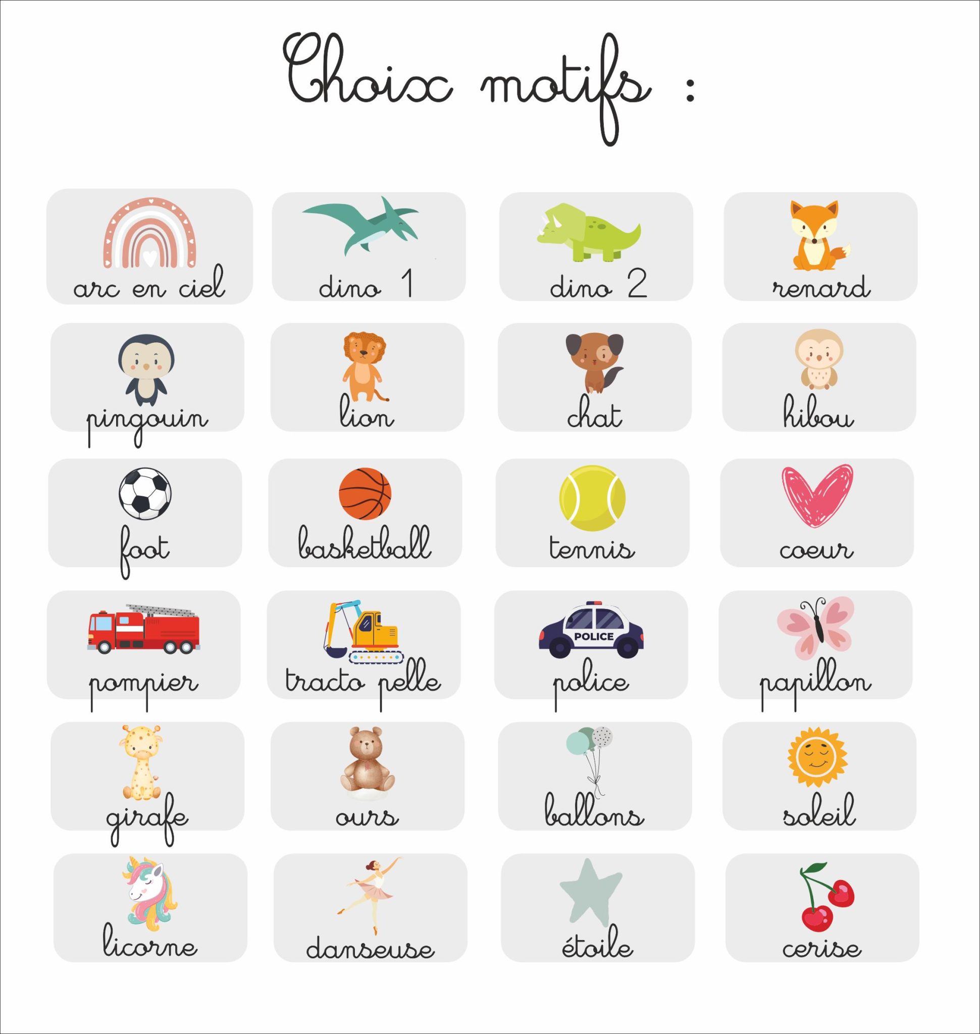Etiquettes prénoms vêtements ou objets, étiquettes thermocollantes vêtement, étiquette personnalisée école enfant, étiquette prénom enfant — étiquettes vêtement enfant