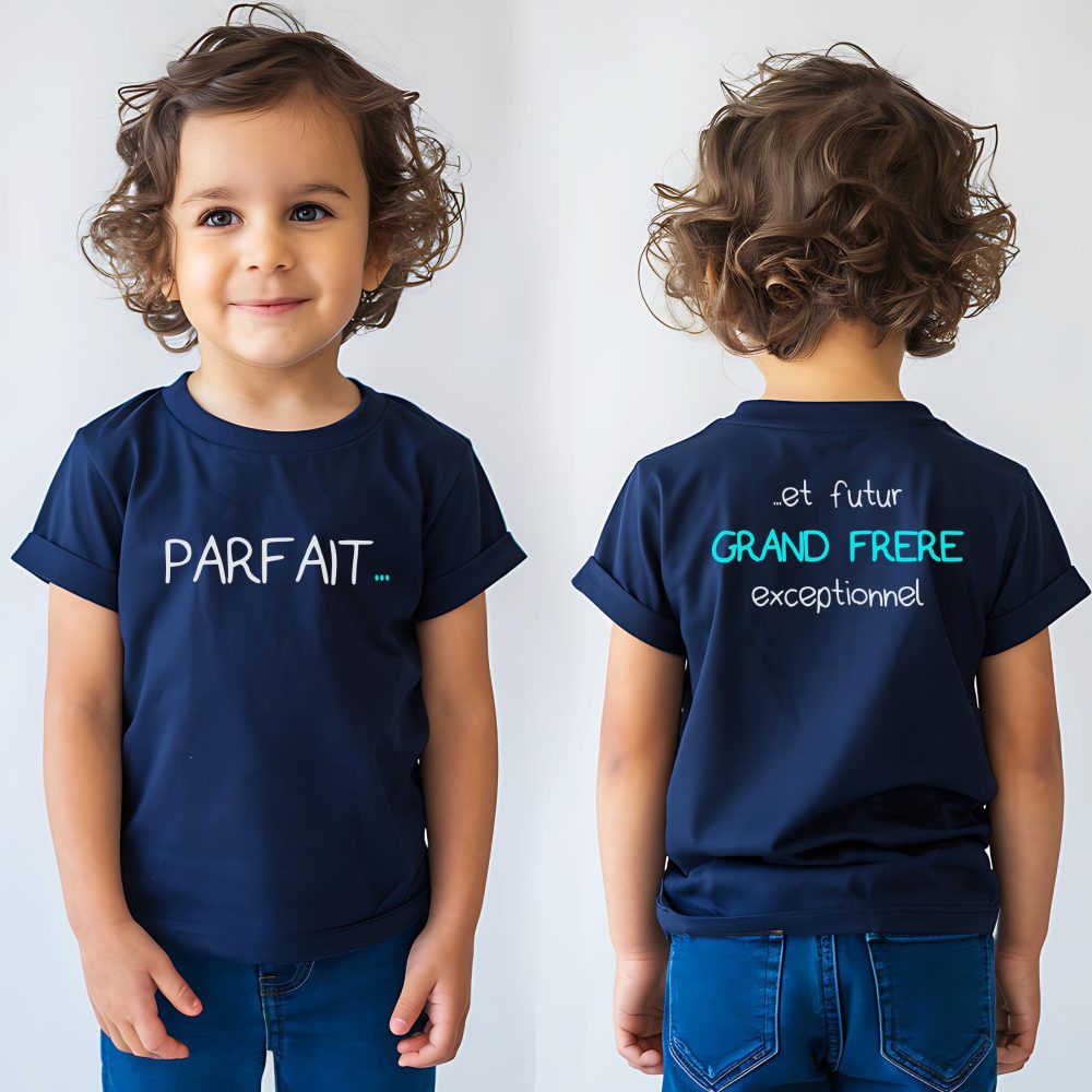 Tee-shirt enfant futur grand frère, t-shirt annonce grossesse, future grande sœur, annonce bébé, futur cousin, future cousine