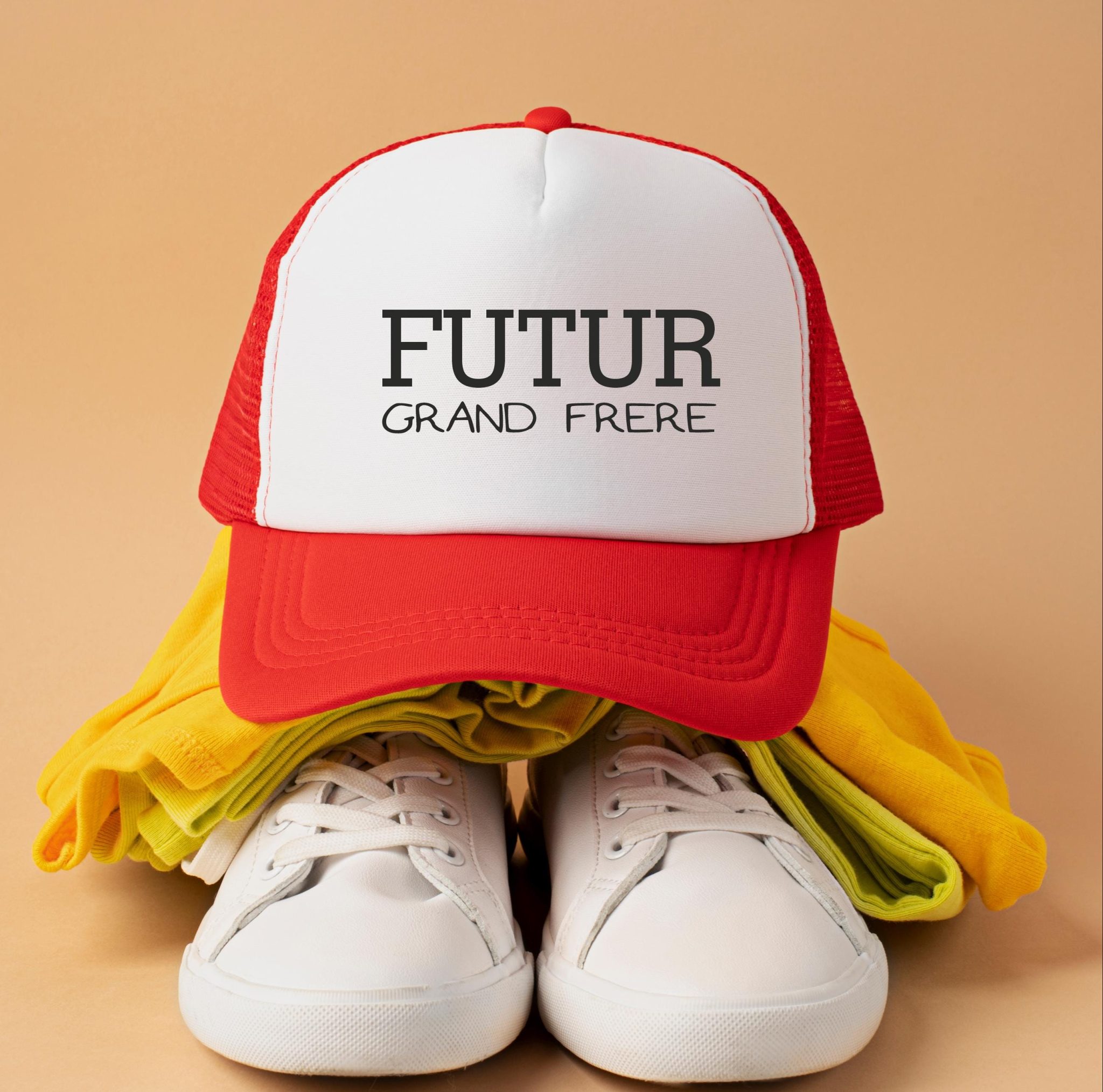Annonce grossesse casquette enfant futur grand frère - Casquette future grande sœur