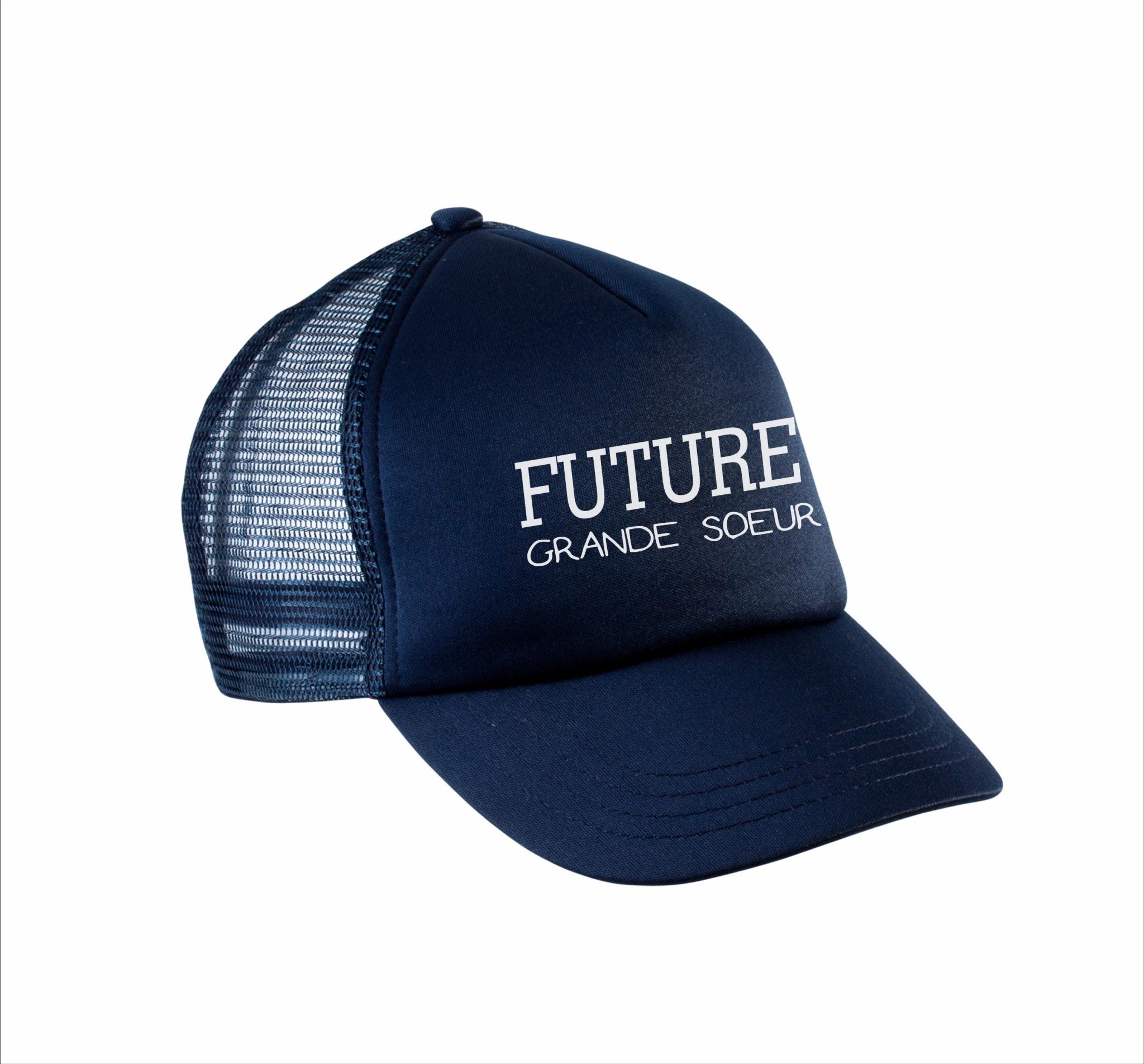 Annonce grossesse casquette enfant futur grand frère - Casquette future grande sœur — casquette grande soeur