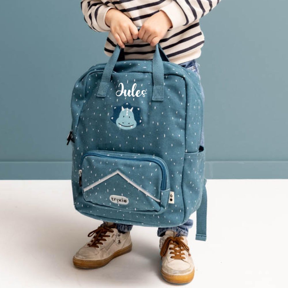 Sac école enfant grand format A4, sac à dos prénom personnalisé, sac rentrée scolaire, sac à dos école enfant, cartable personnalisé animaux