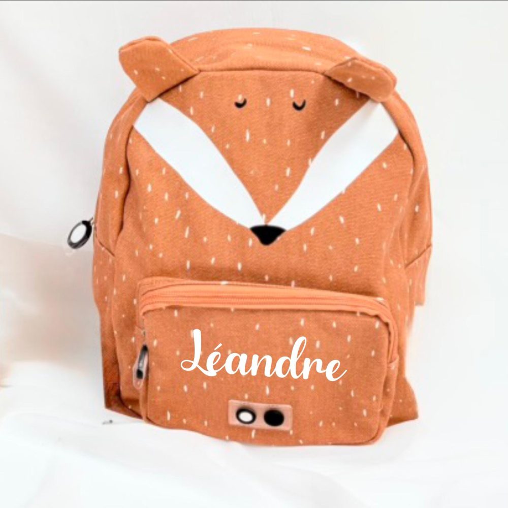 Sac à Dos Personnalisé Enfant animaux, sac enfant personnalisé, sac Trixie école, sac école rentrée scolaire, sac personnalisé prénom crèche