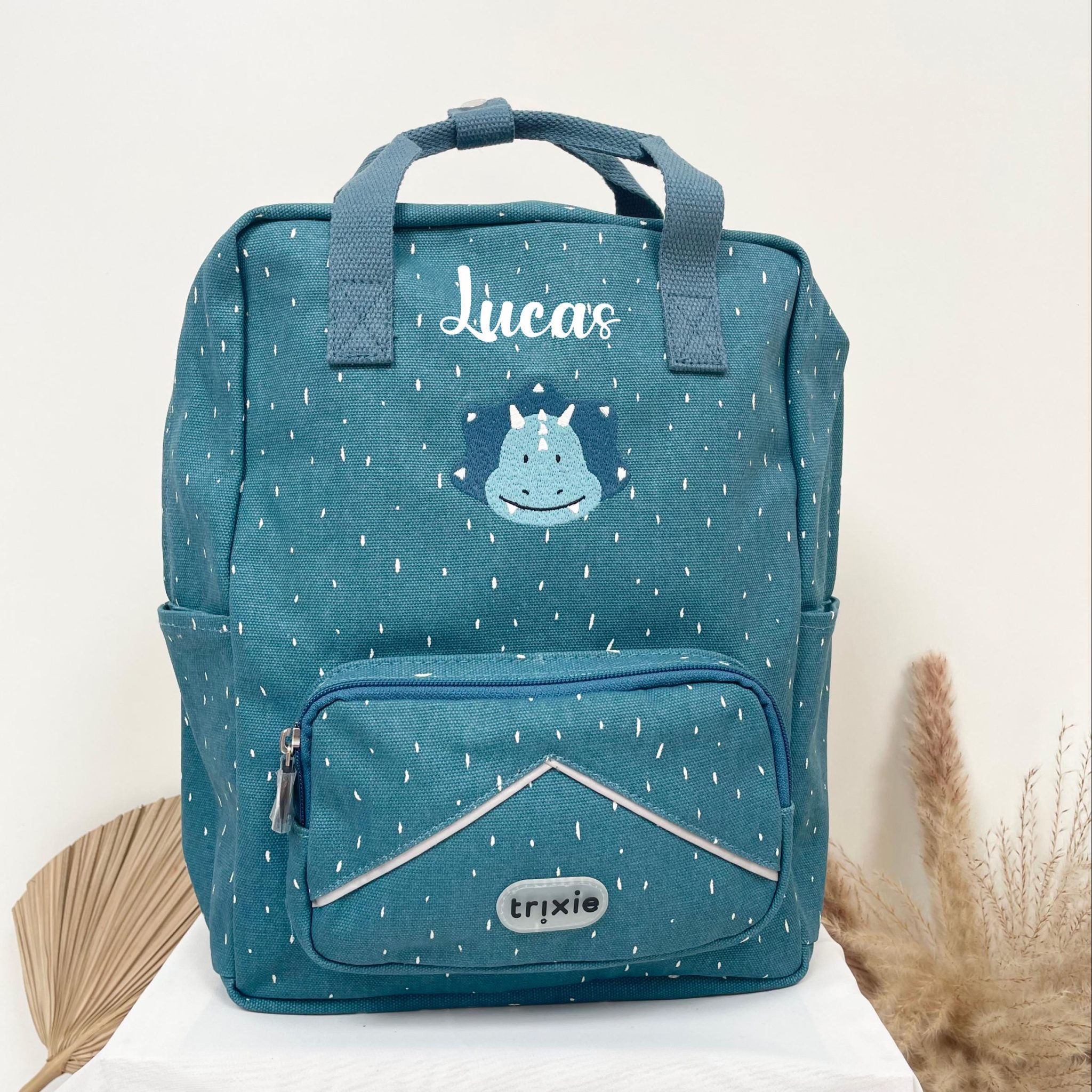 Sac à dos enfant école grand format A4, sac prénom personnalisé, sac rentrée scolaire, sac à dos école enfant, cartable personnalisé animaux — sac école personnalisé