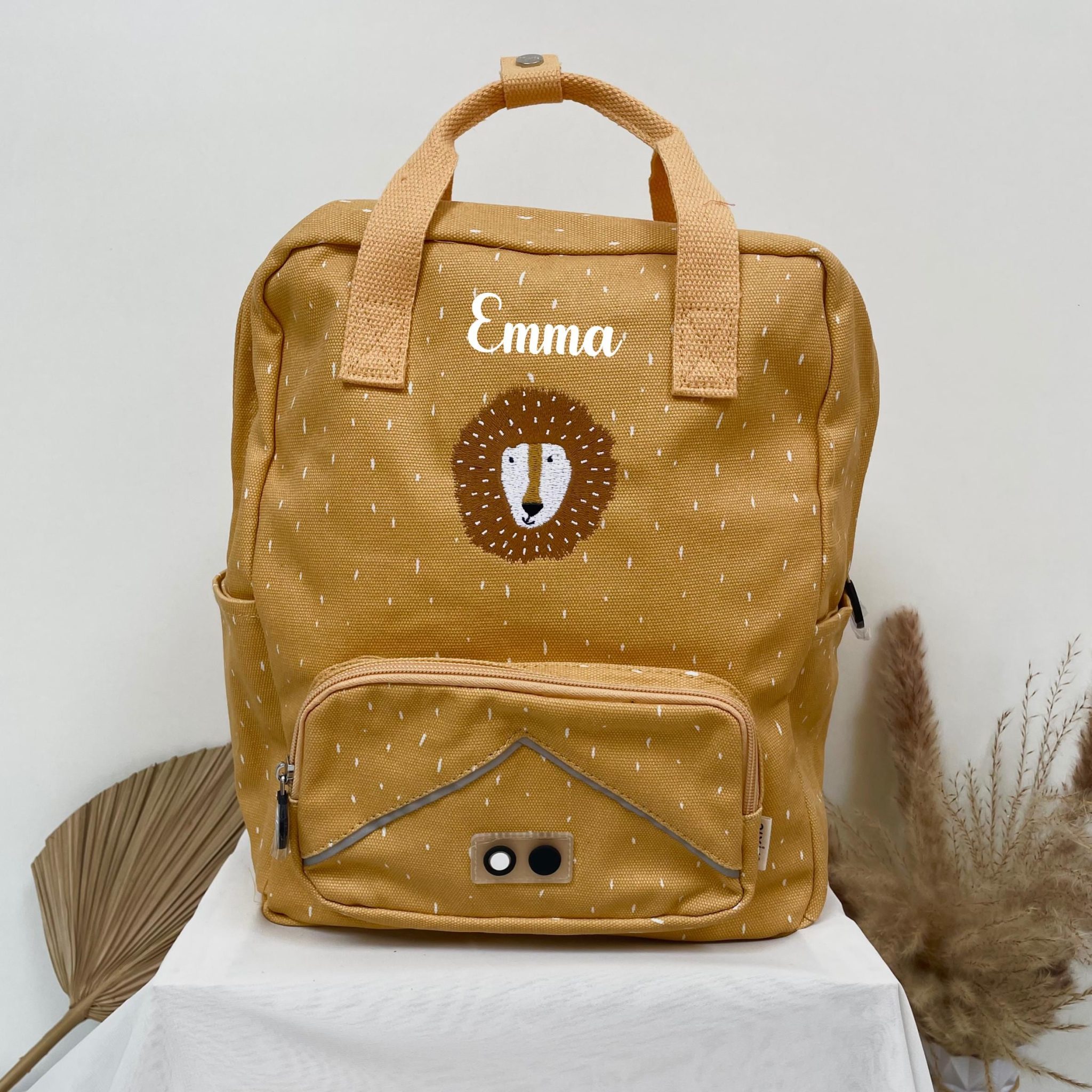 Sac à dos enfant grand format A4 école, sac personnalisé prénom, sac rentrée scolaire, sac à dos école enfant personnalisé, cartable animaux — sac école personnalisé