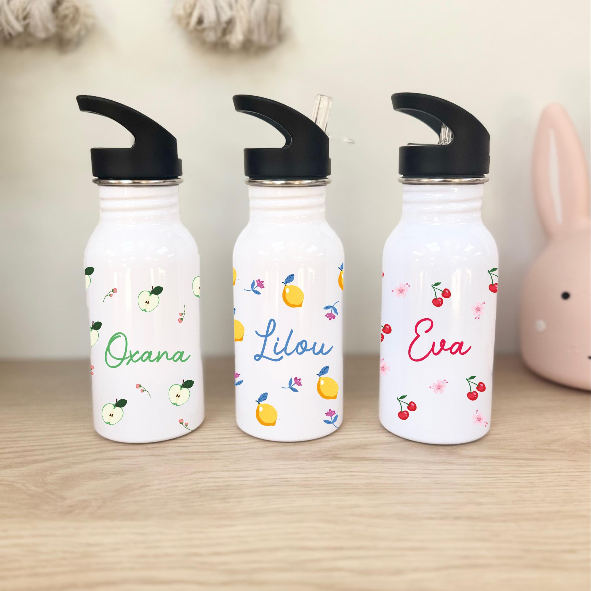 Gourde école enfant personnalisé - gourde Rentrée scolaire, cadeau anniversaire, Gourde enfant, gourde, bouteille enfant gourde école à bec — gourde enfant